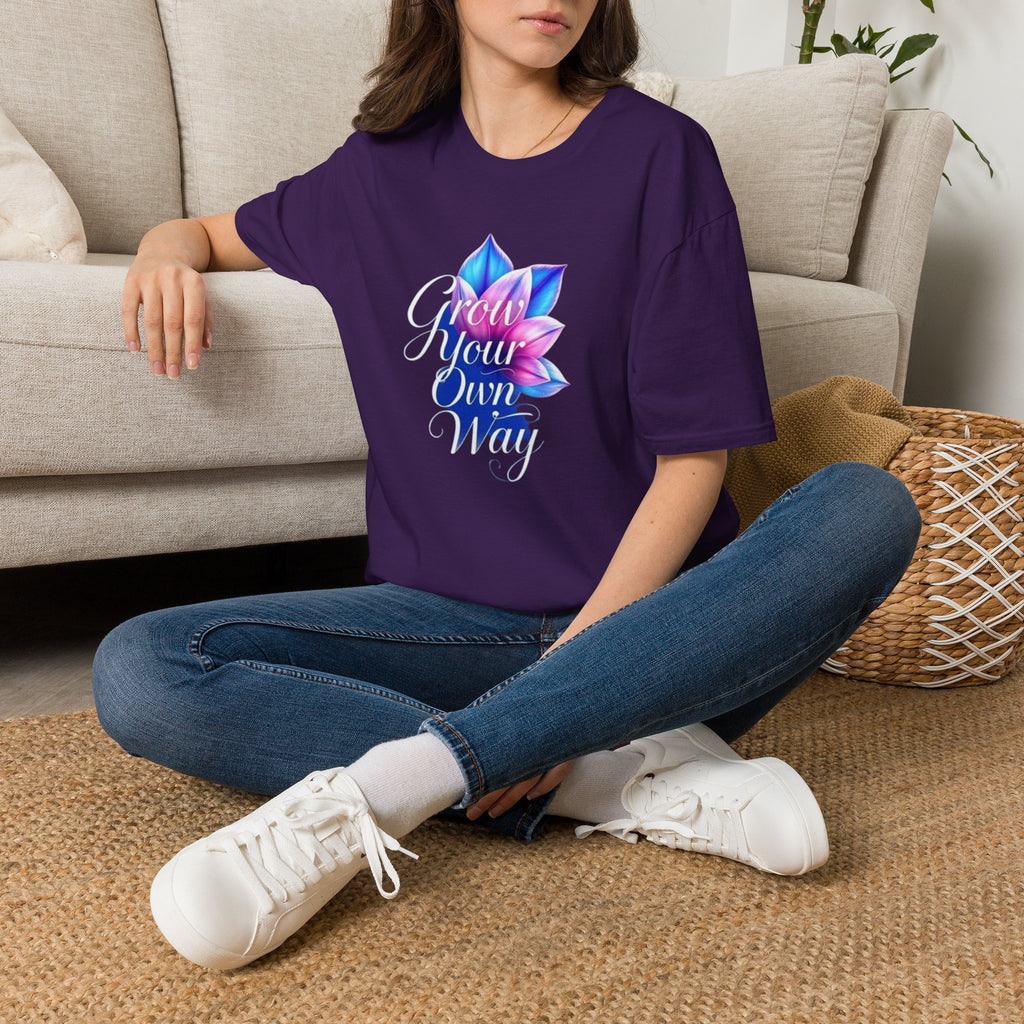 Empowerment Lotus, Grow Your Own Way T-Shirt