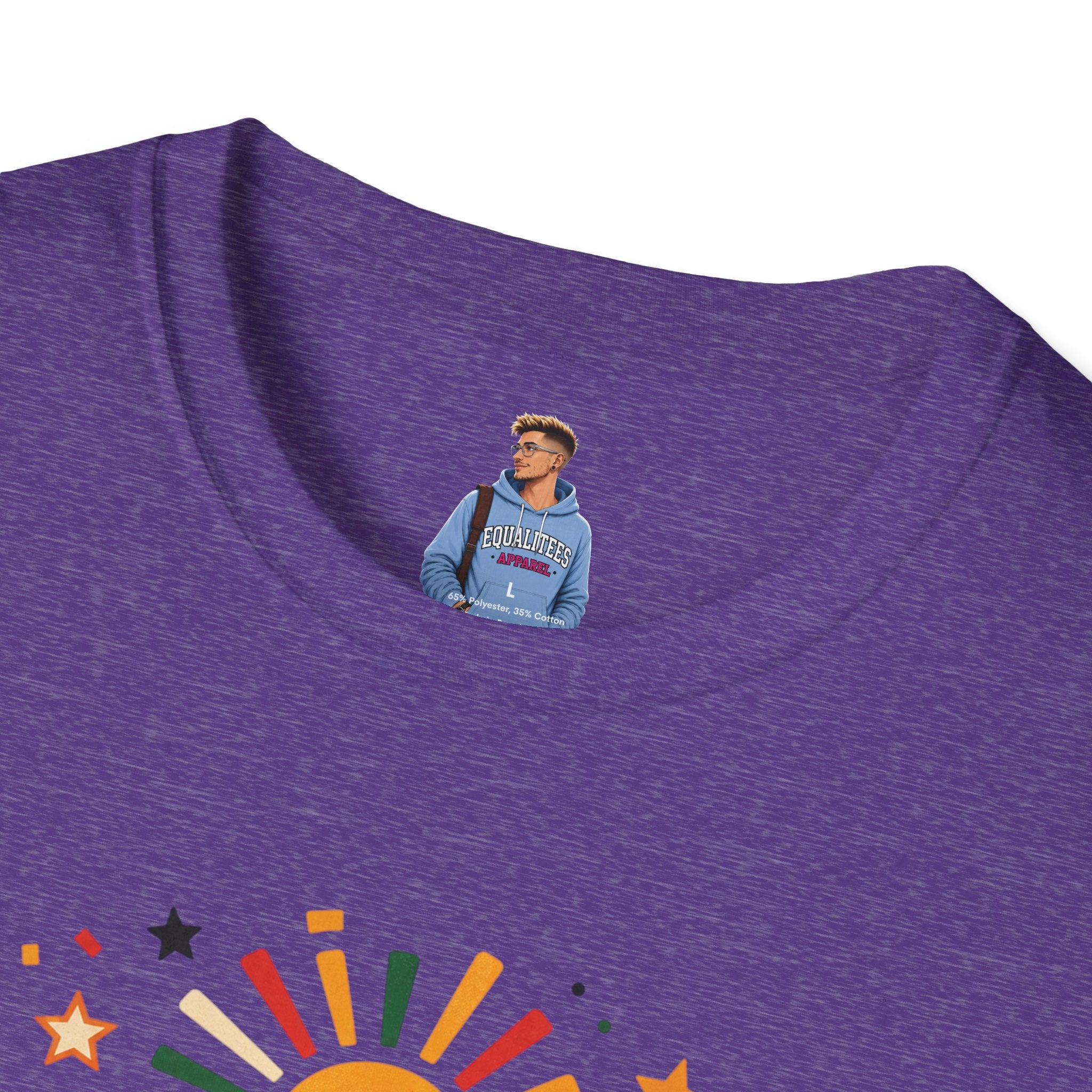 Juneteenth T-Shirt - "Happy Juneteenth" Retro Celebration Tee