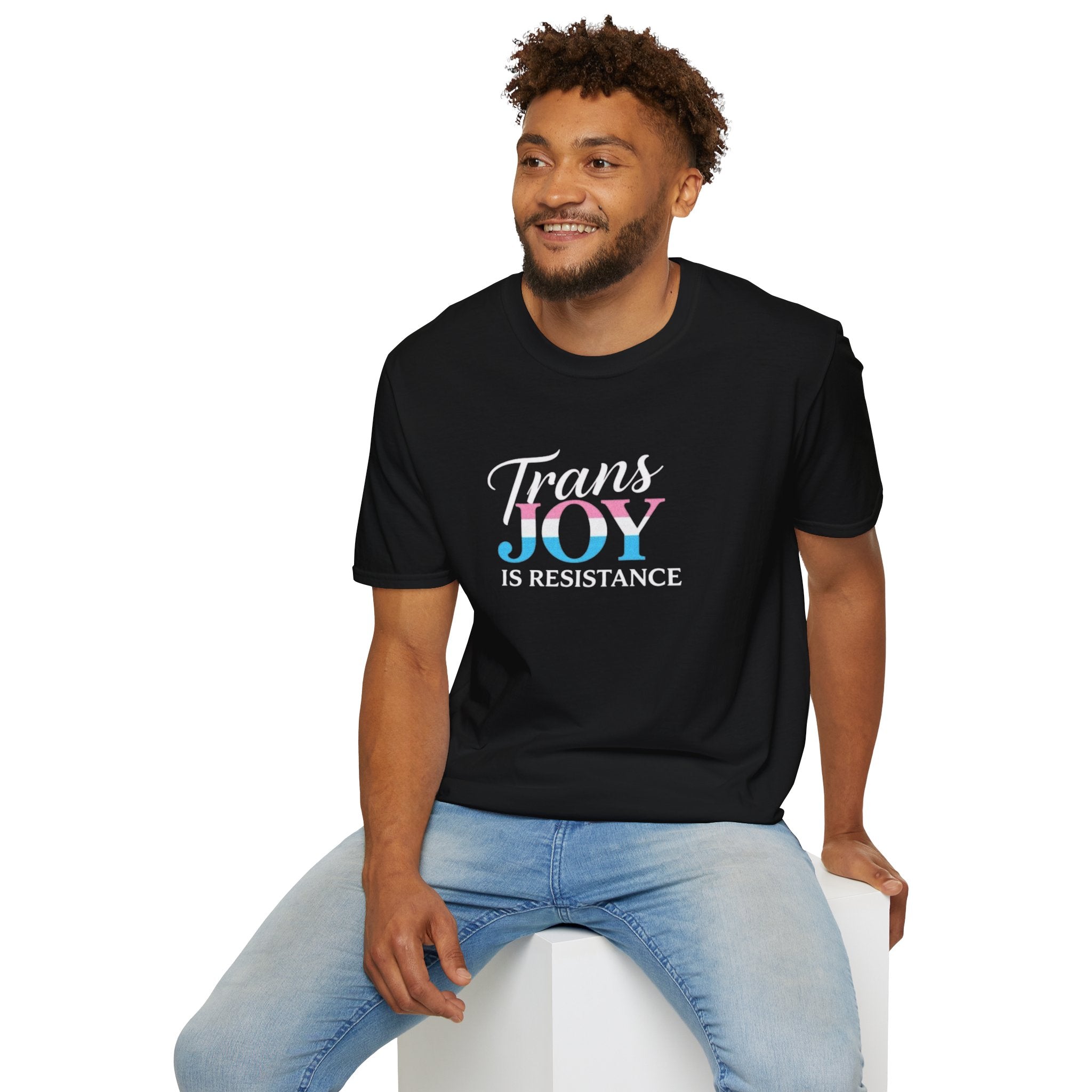 Trans Joy is Resistance Unisex T-Shirt - Celebrate Love and Empowerment