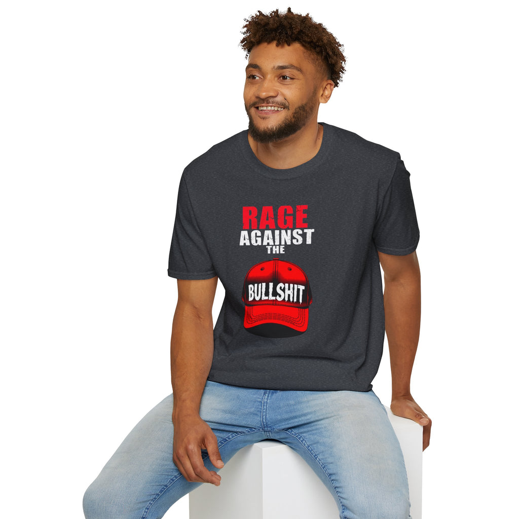 Camiseta unisex Softstyle - Camiseta gráfica "Rage Against the BS"