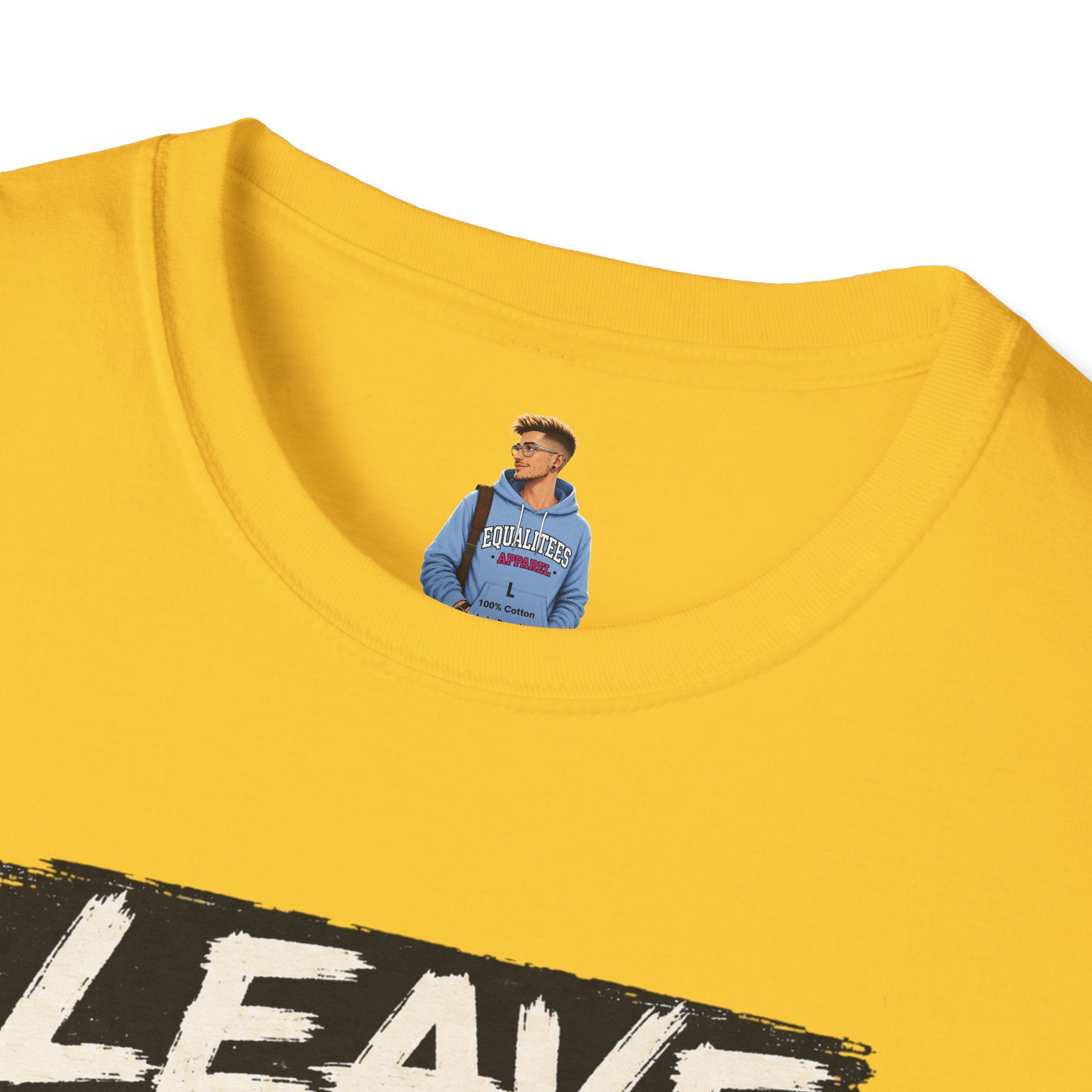 T-Shirt — "Leave Black People Alone" Social Justice Statement Tee