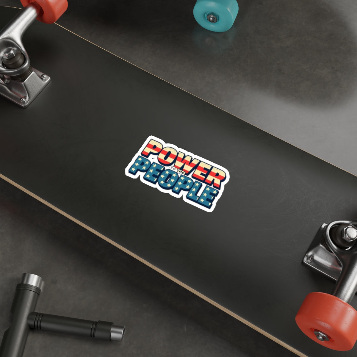 Die-Cut Stickers - Power to the People Protest Sticker - EqualiTees.Me