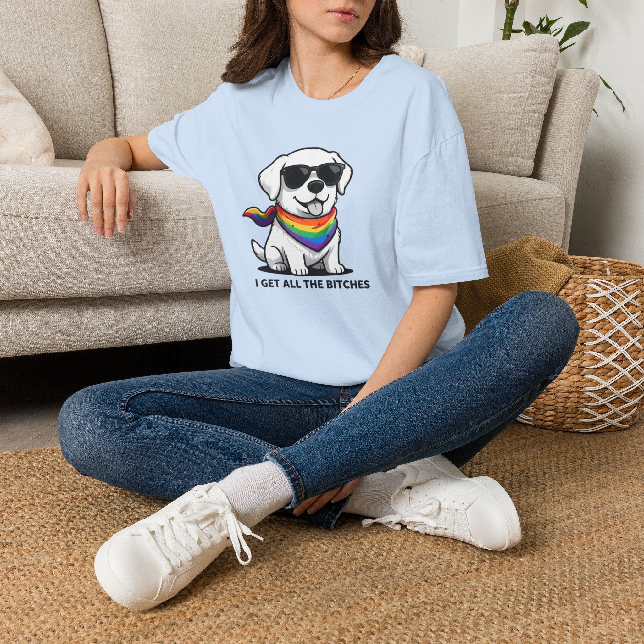Cute Puppy Pride T‑Shirt
