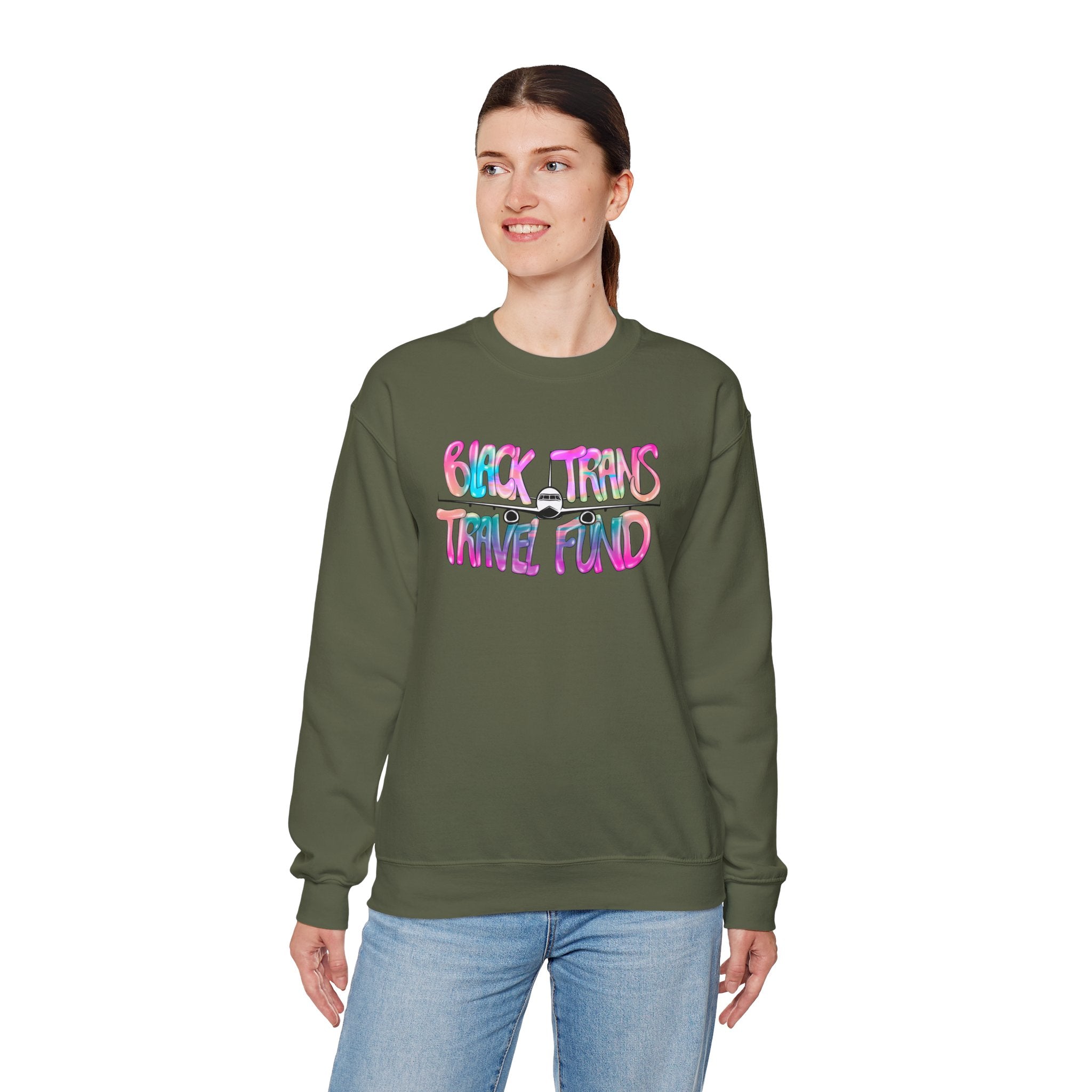 BTTF - Black Trans Travel Fund Unisex Crewneck Sweatshirt