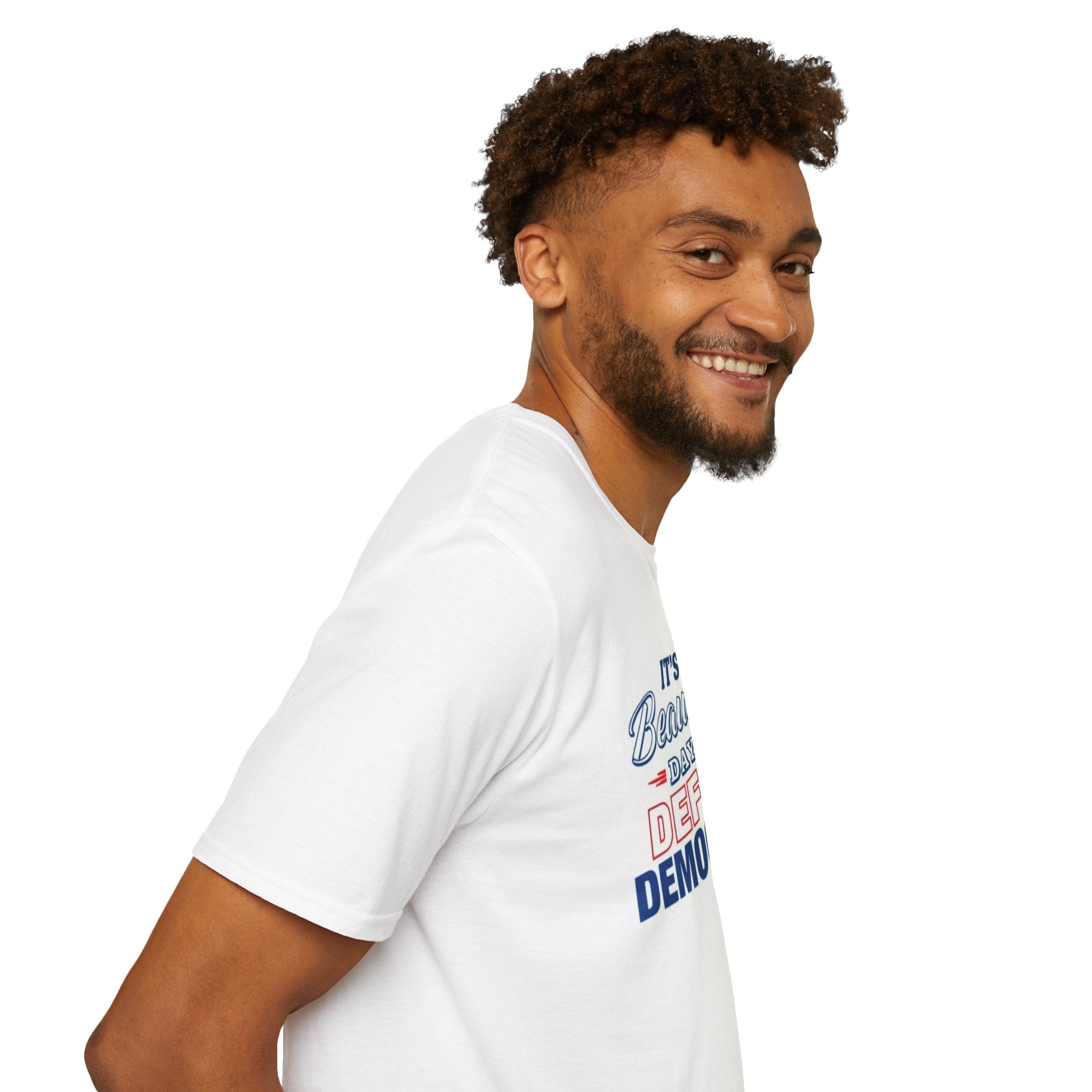 Defend Democracy Unisex Softstyle T-Shirt - Perfect for Activism and Everyday Wear