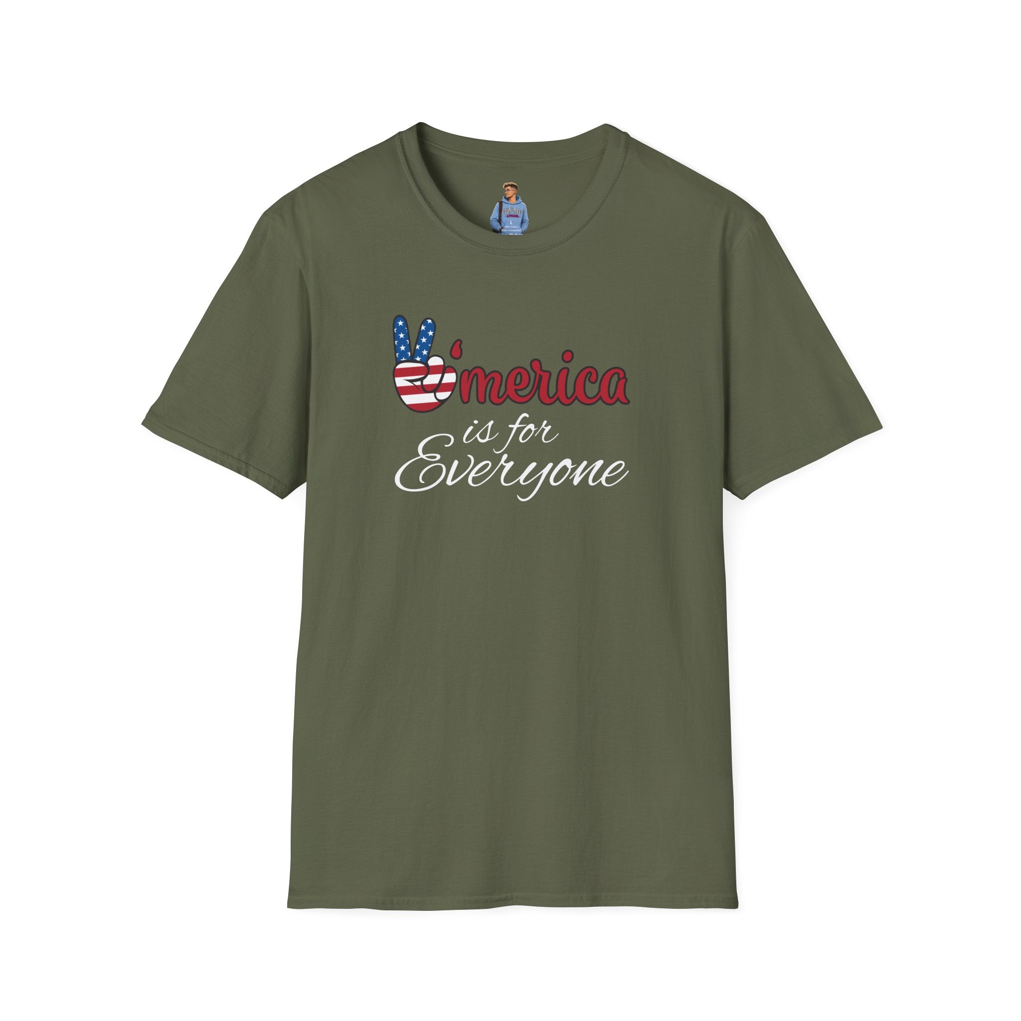'América es para todos' - Camiseta unisex Softstyle