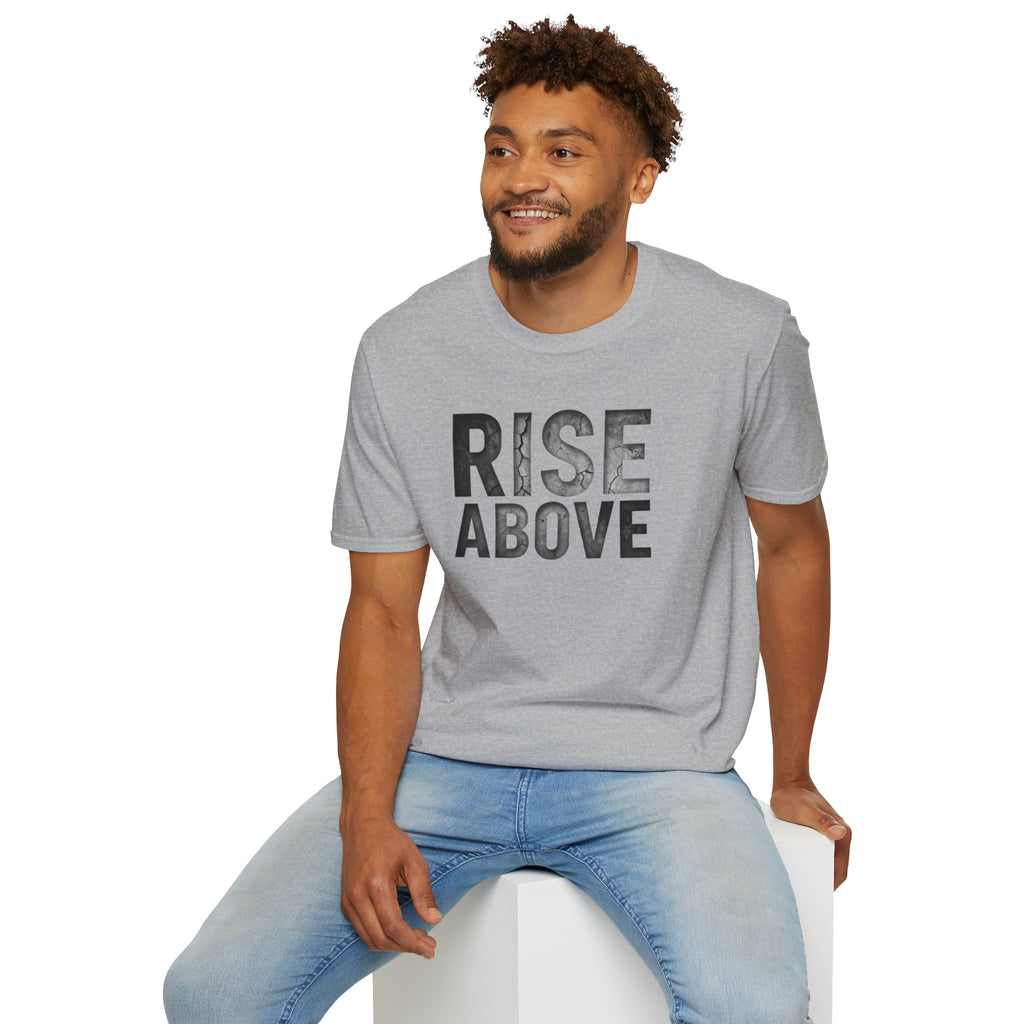 Rise Above Motivational Graphic T-Shirt