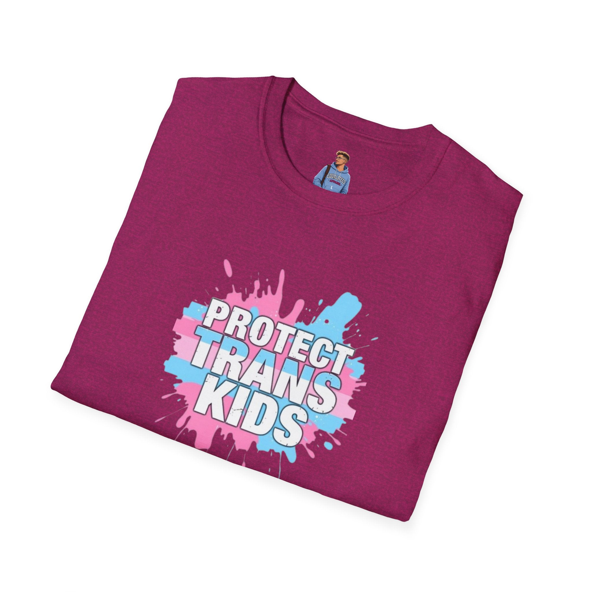 Camiseta unisex infantil "Protect Trans" - Ropa de apoyo LGBTQ+
