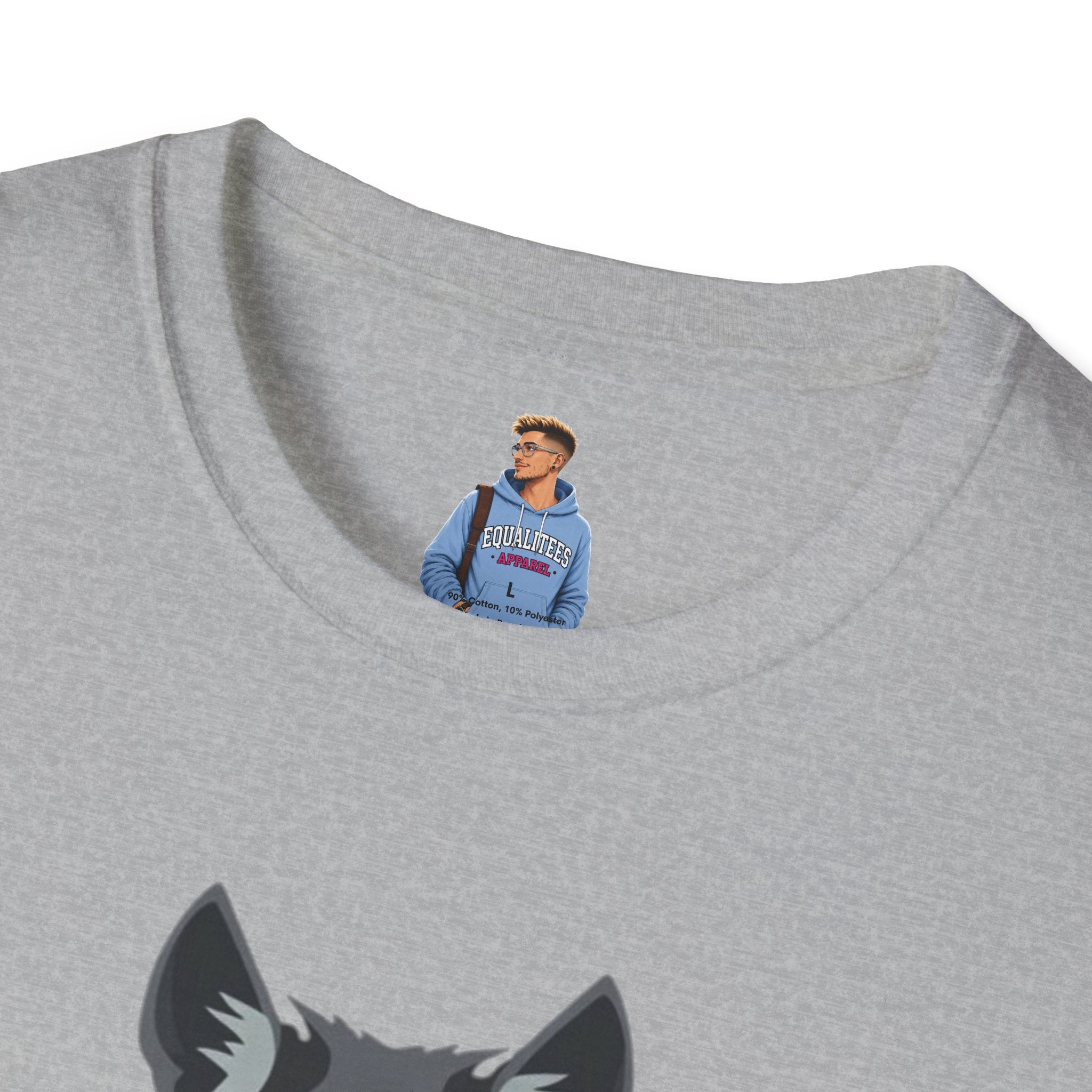 Mystical Wolf Design Unisex Softstyle T-shirt