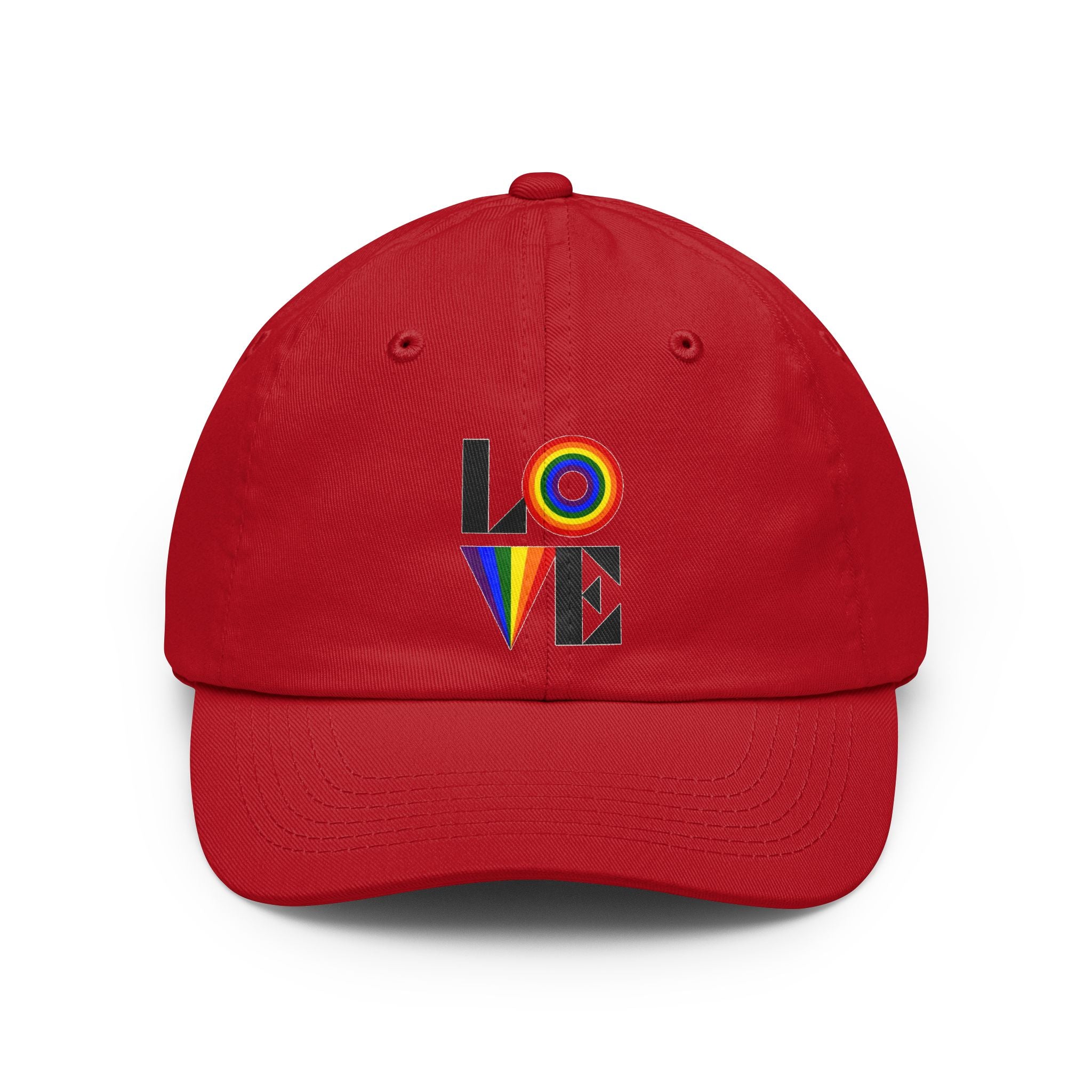 Pride Rainbow LOVE Hat – Classic Baseball Cap