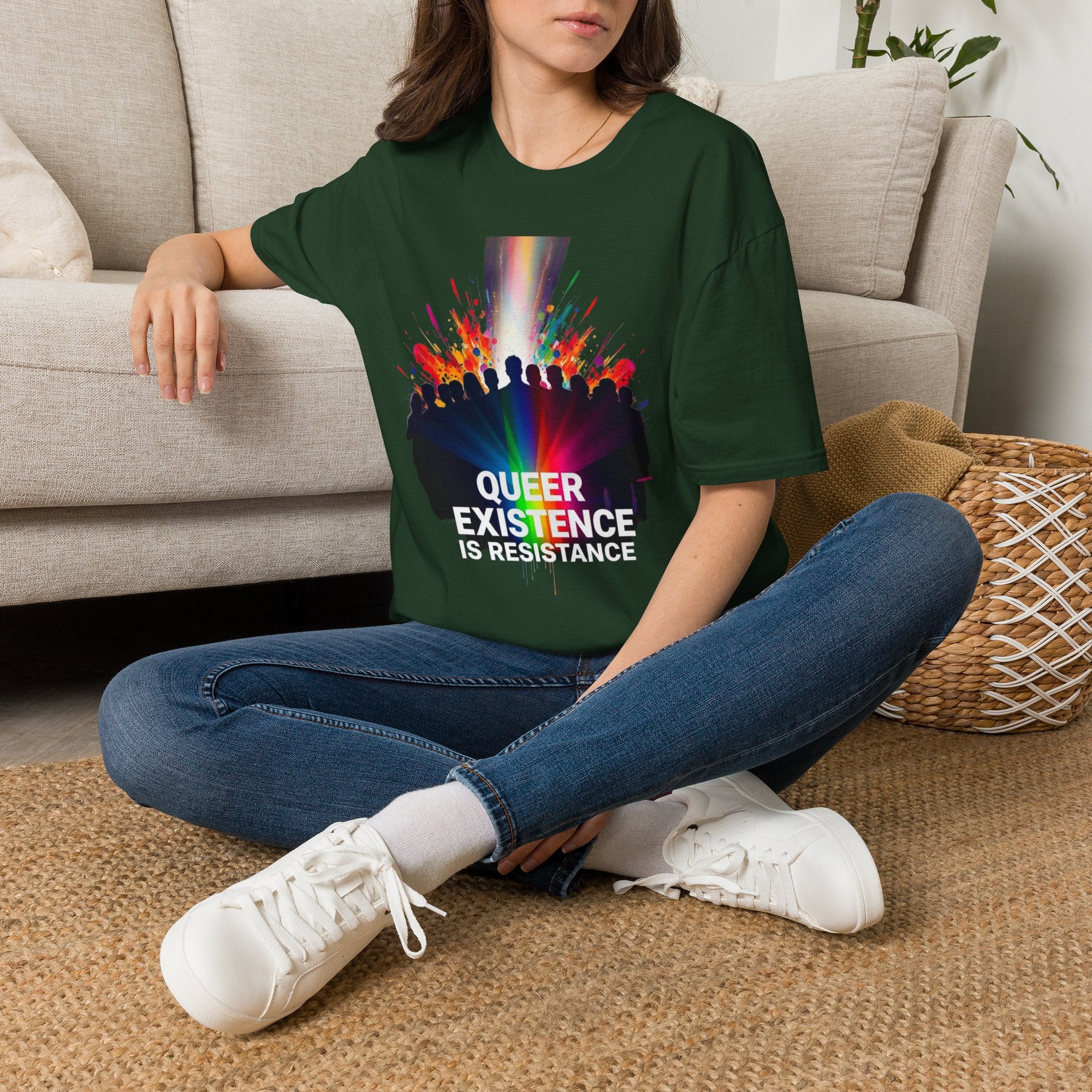 Queer Existence is Resistance Graphic T-Shirt