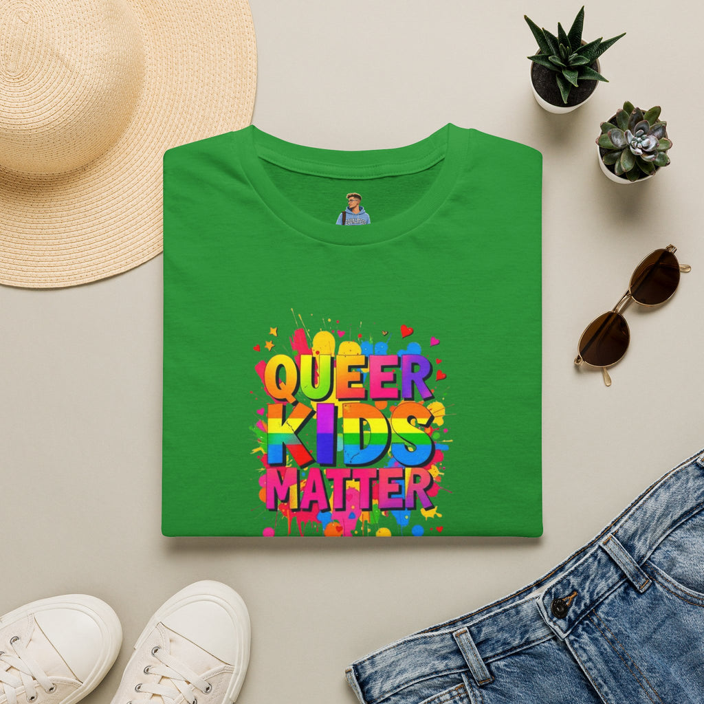 Queer Kids Matter Unisex Softstyle T-Shirt - Celebrate Inclusivity & Pride