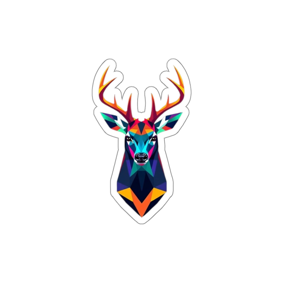 Die-Cut Stickers - Pride Deer - EqualiTees.Me