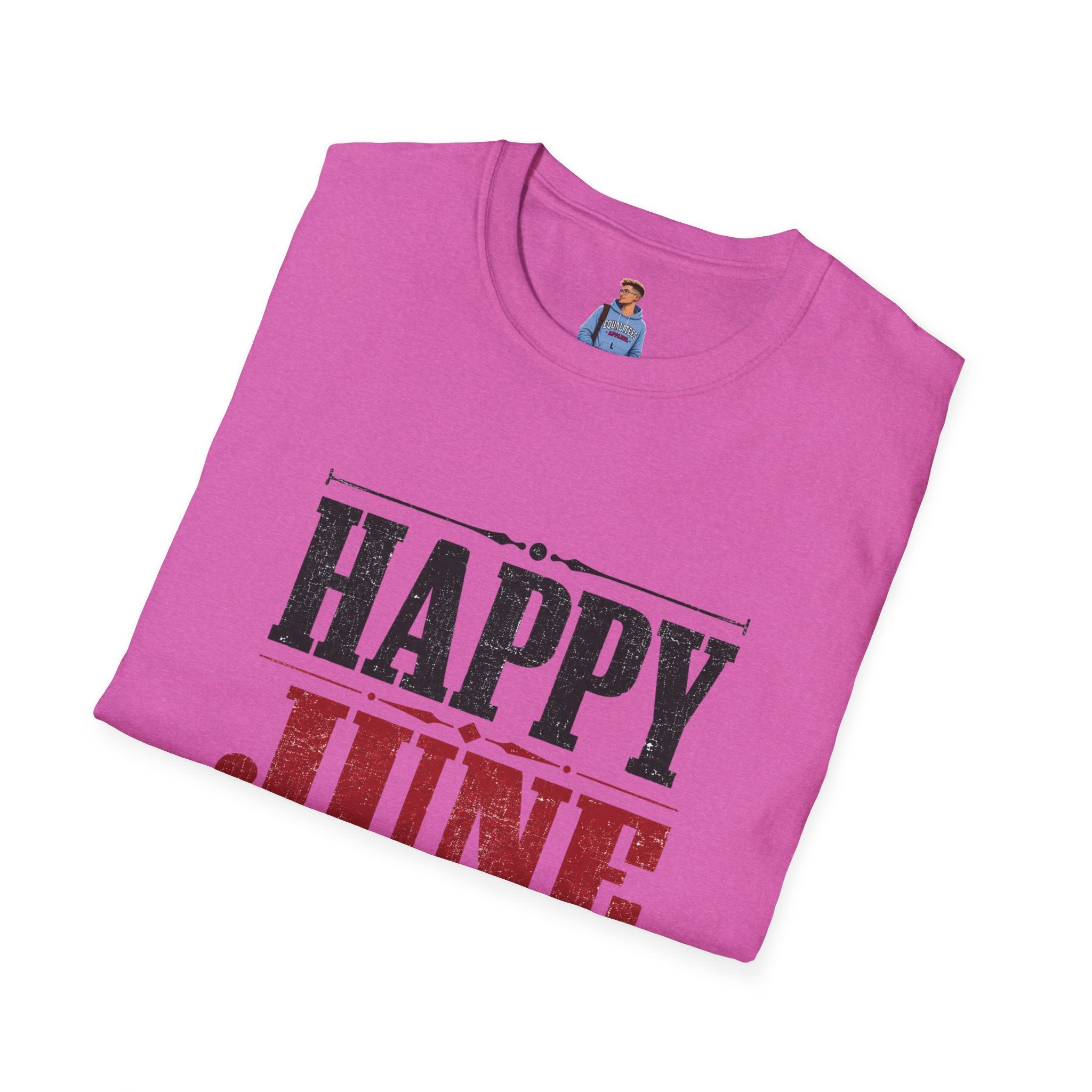 Juneteenth T-Shirt — "Happy Juneteenth" Celebration Tee