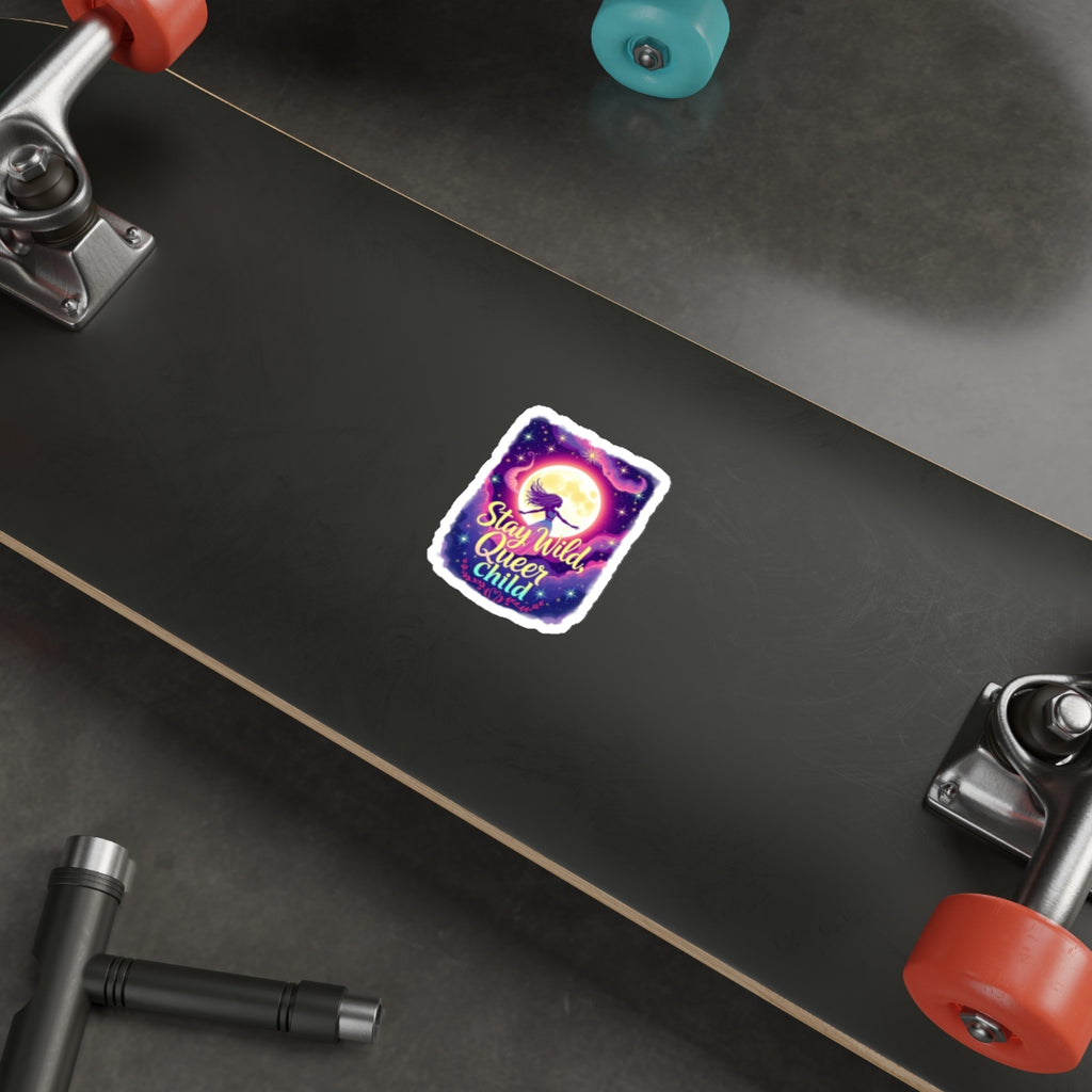 Die-Cut Stickers - Stay Wild, Queer Child - EqualiTees.Me