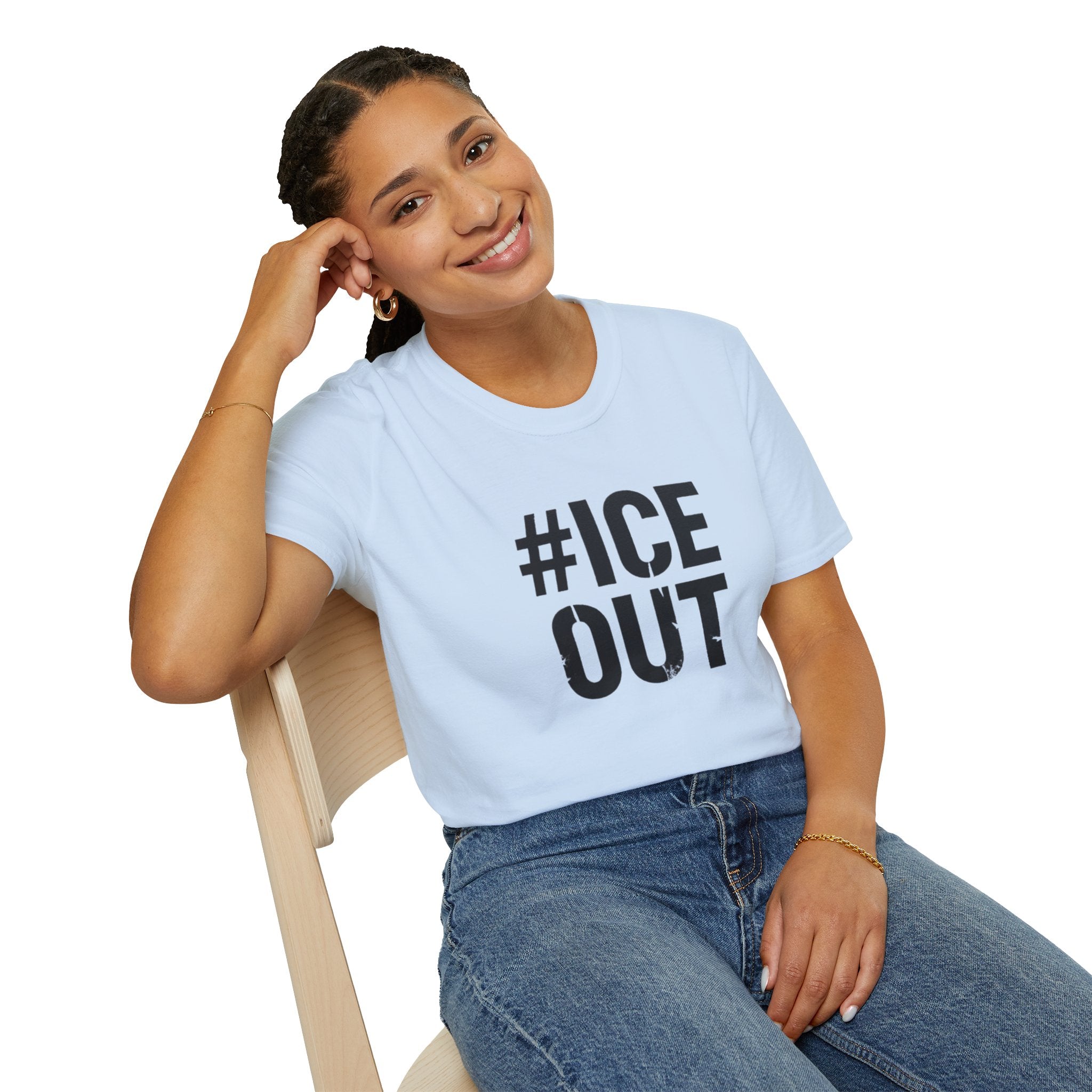 #ICE OUT Political Resistance T-Shirt