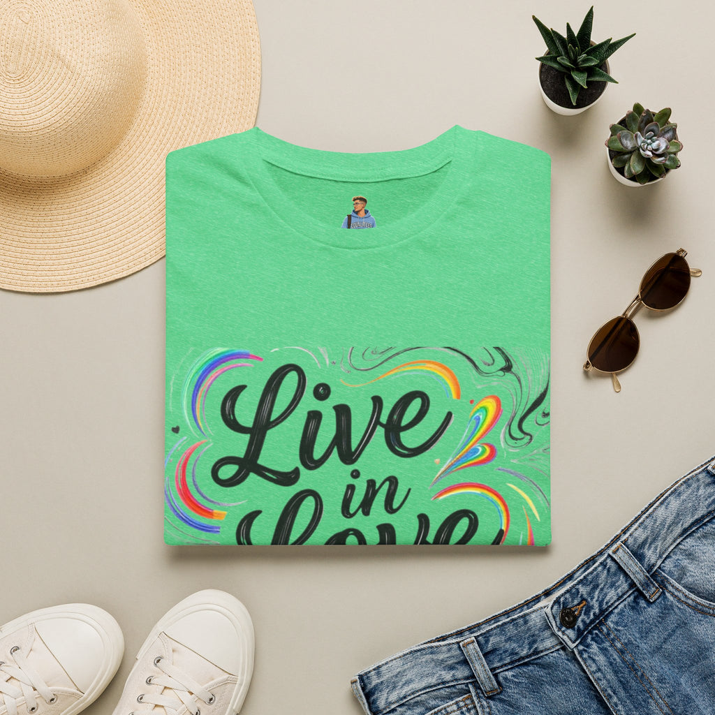 Live in Love Inspirational T-Shirt