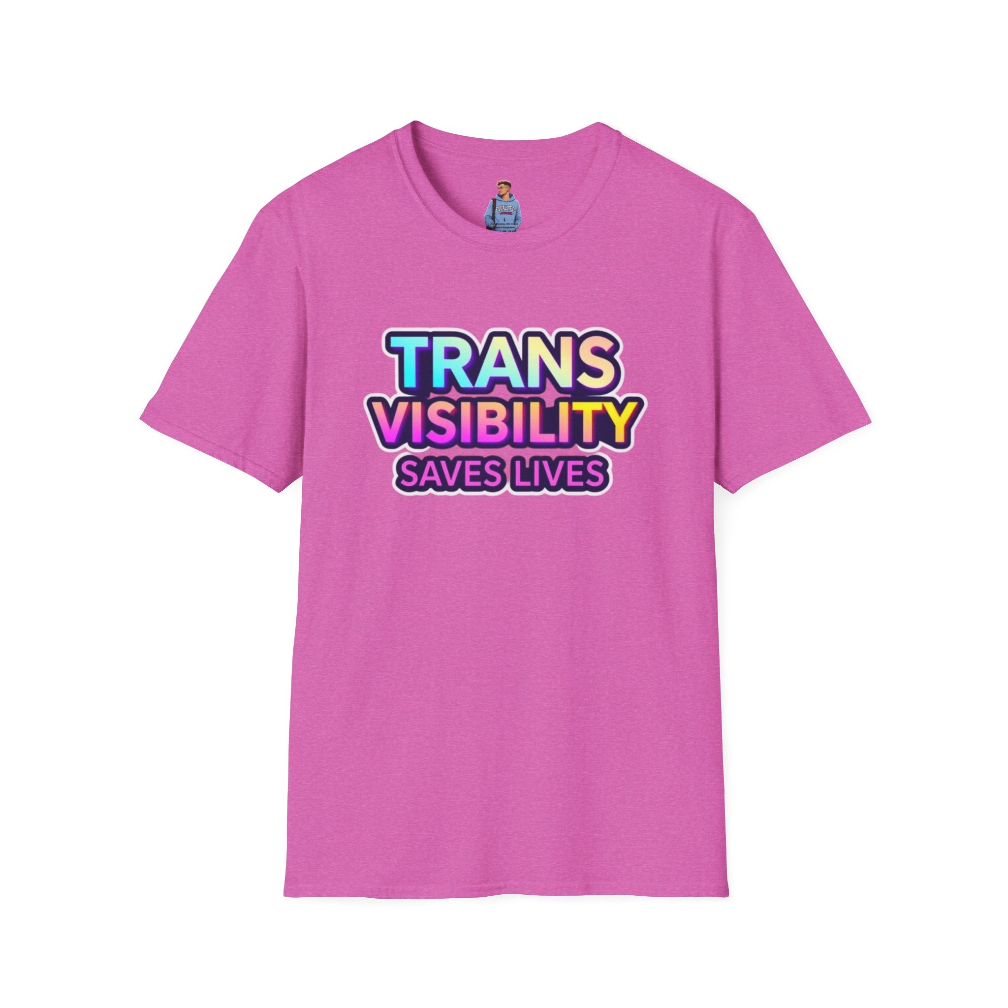 Trans Visibility Saves Lives Statement T-shirt