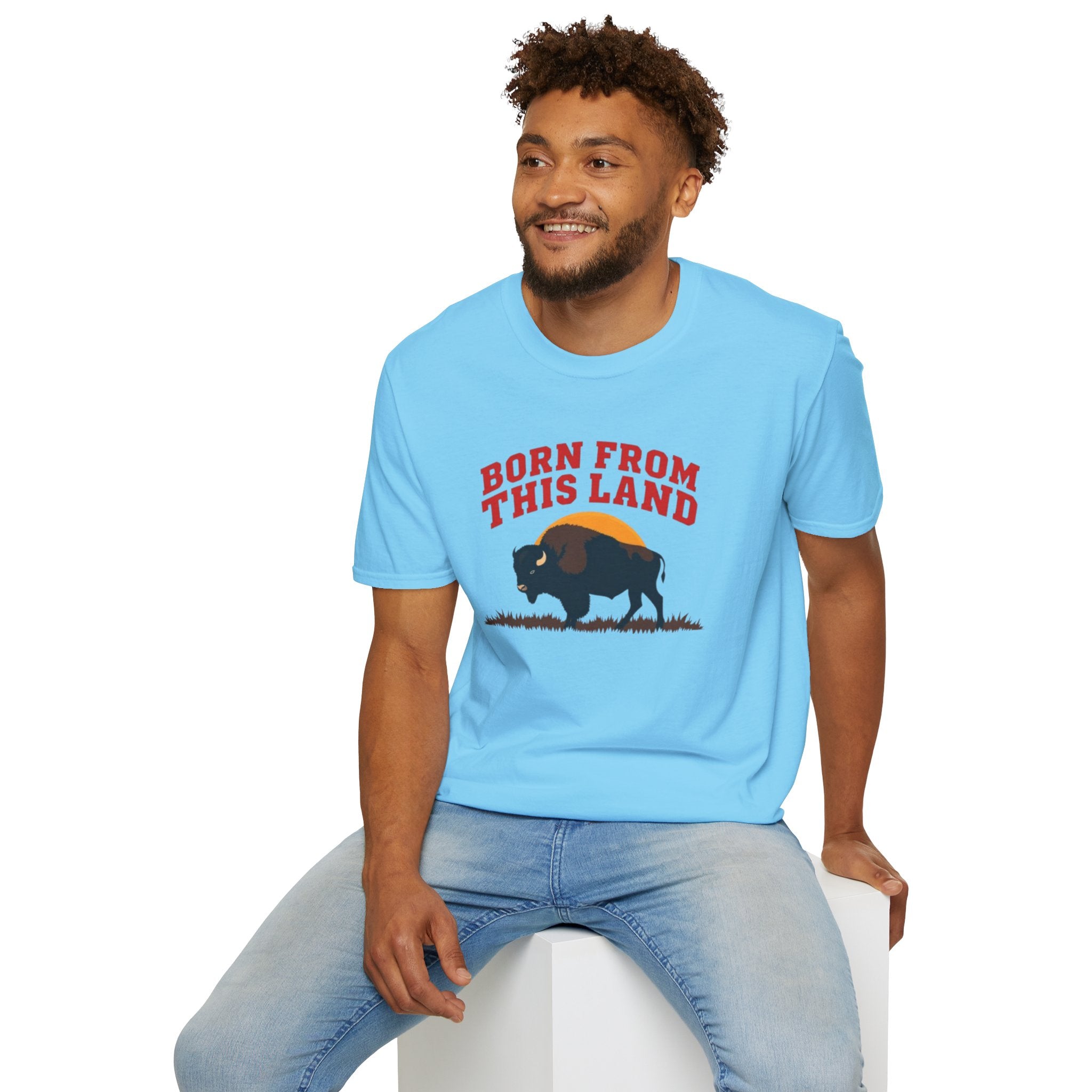 Born From this Land Native and Proud T-Shirt