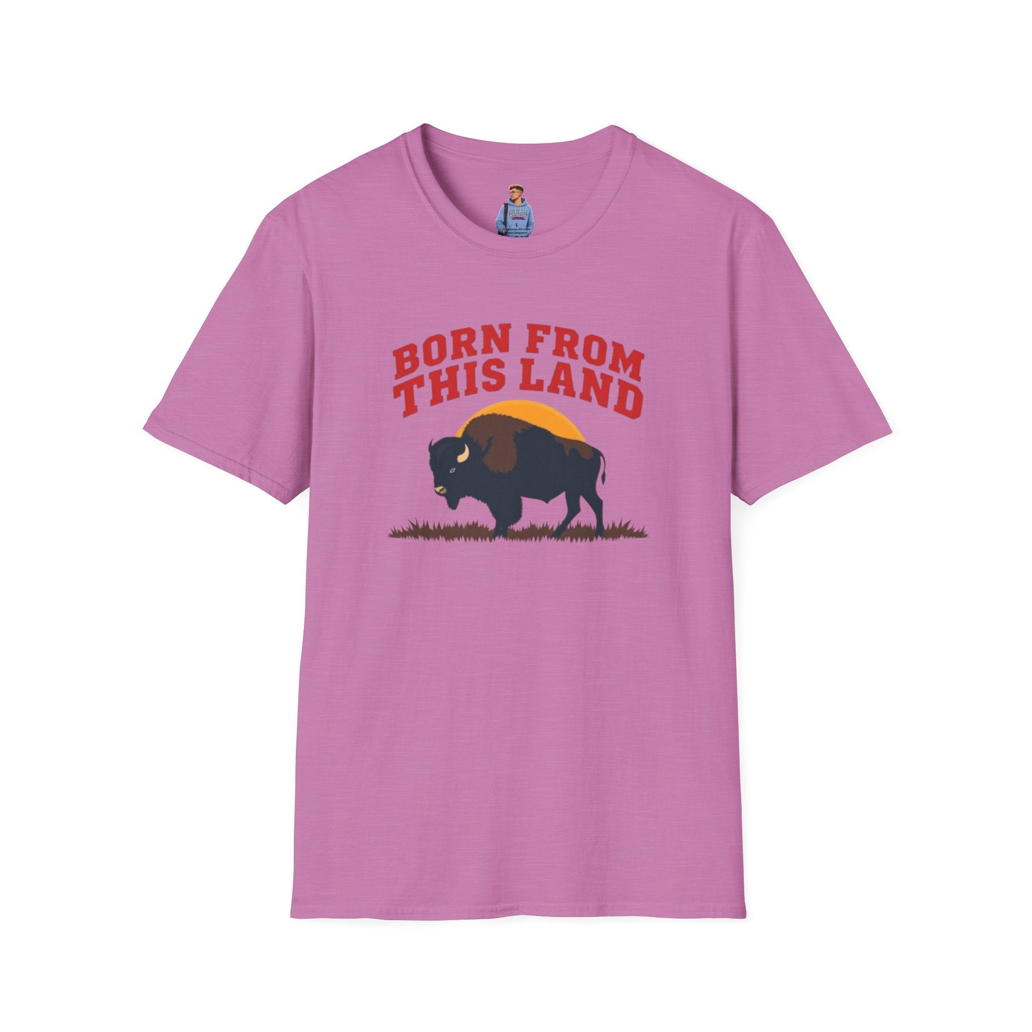 Born From this Land Native and Proud T-Shirt