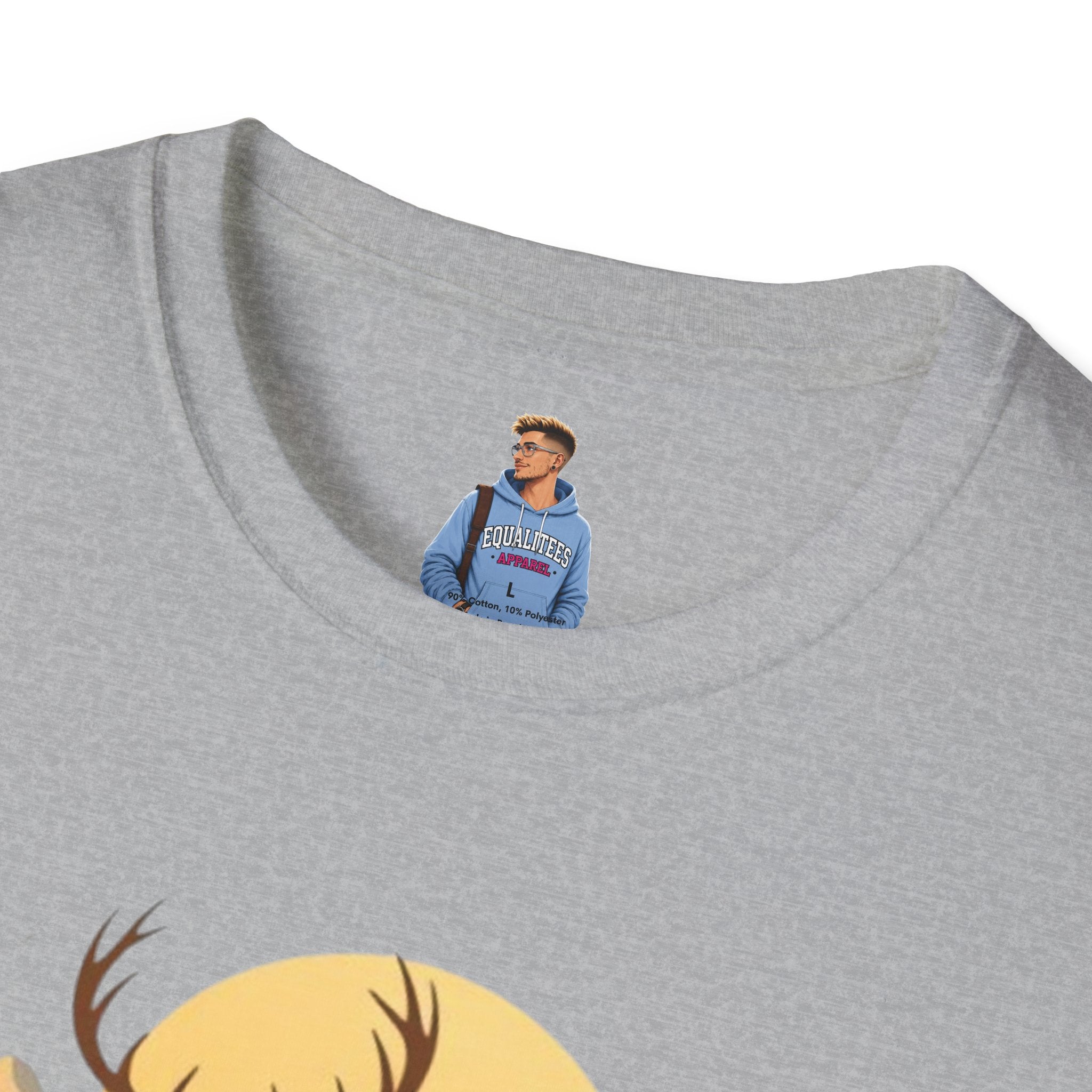 Mountain Sunset Deer Unisex Softstyle T-Shirt