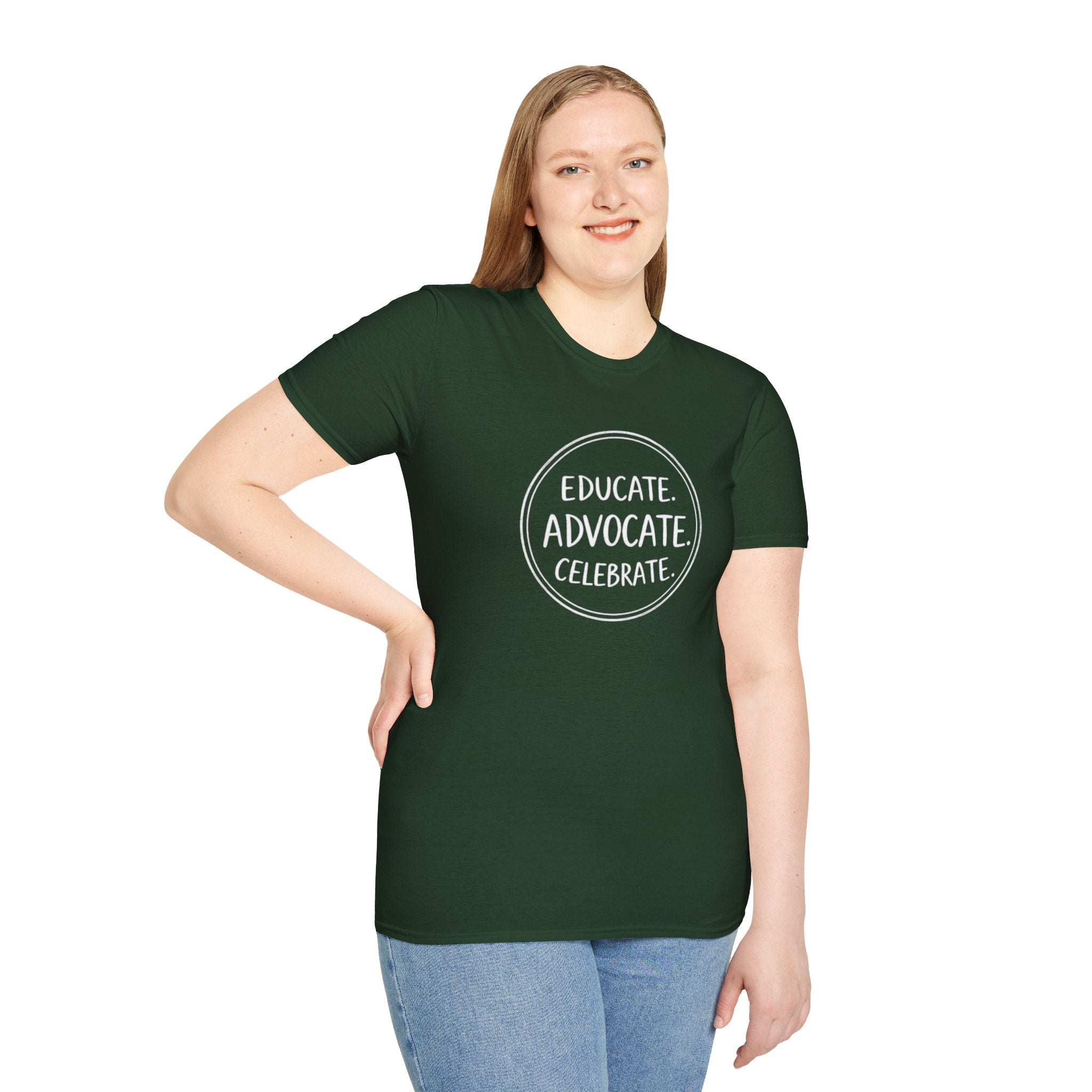 Subtle Pride Educate Advocate Celebrate