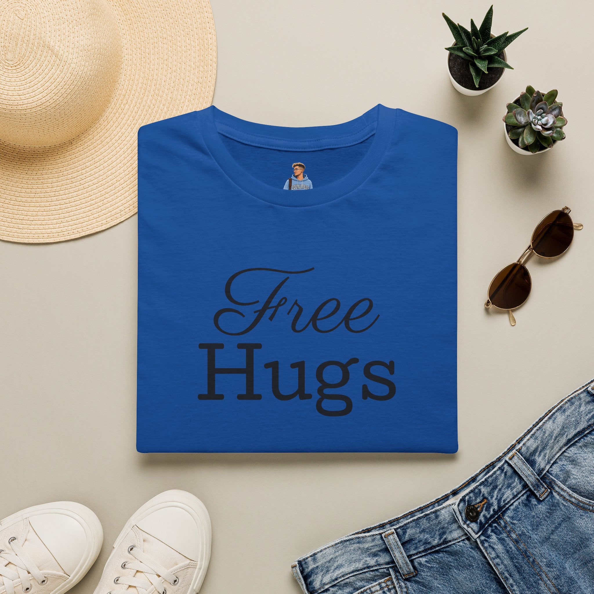 Camiseta unisex de estilo suave con mensaje de apoyo emocional