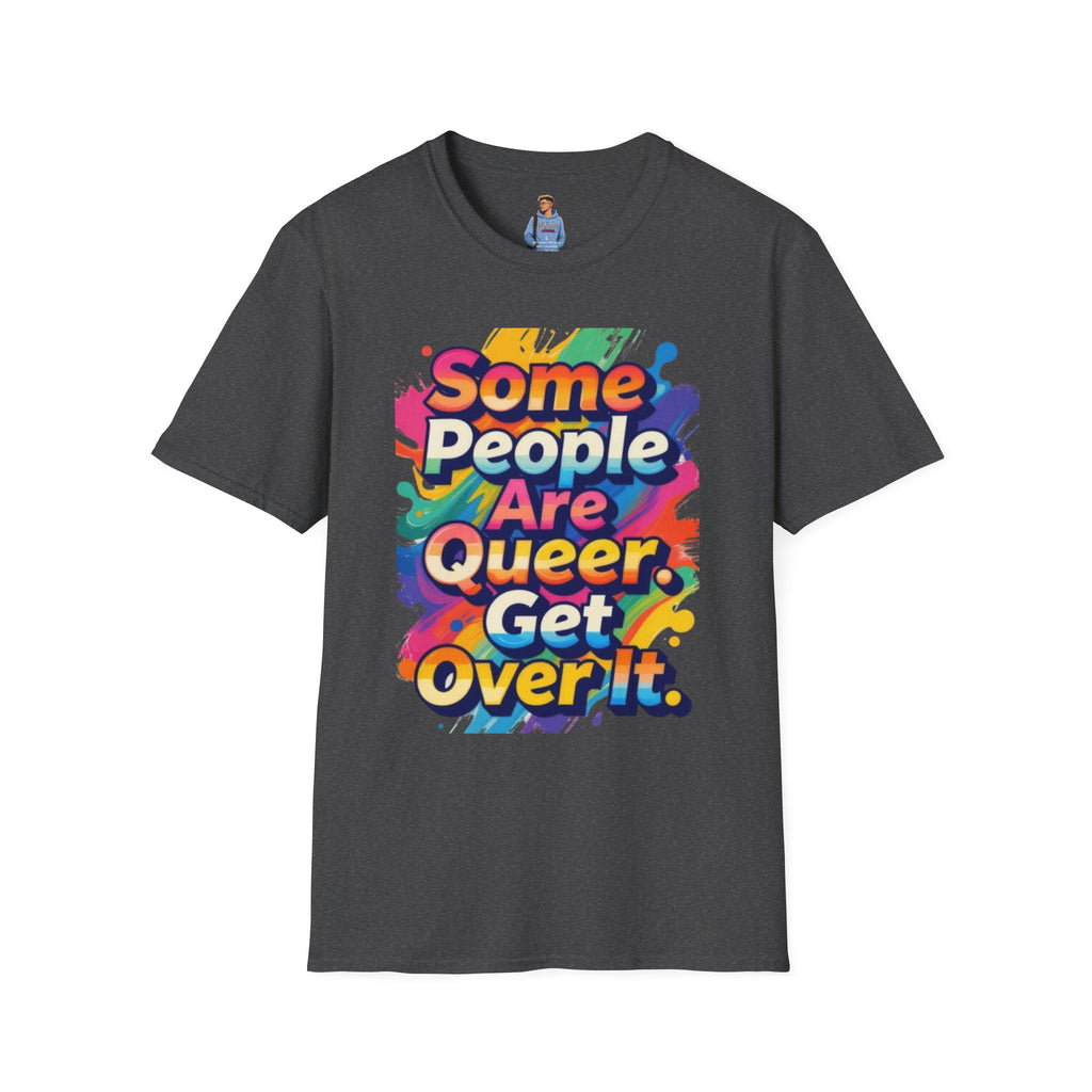 Some People Are Queer T-Shirt Rainbow Graphic