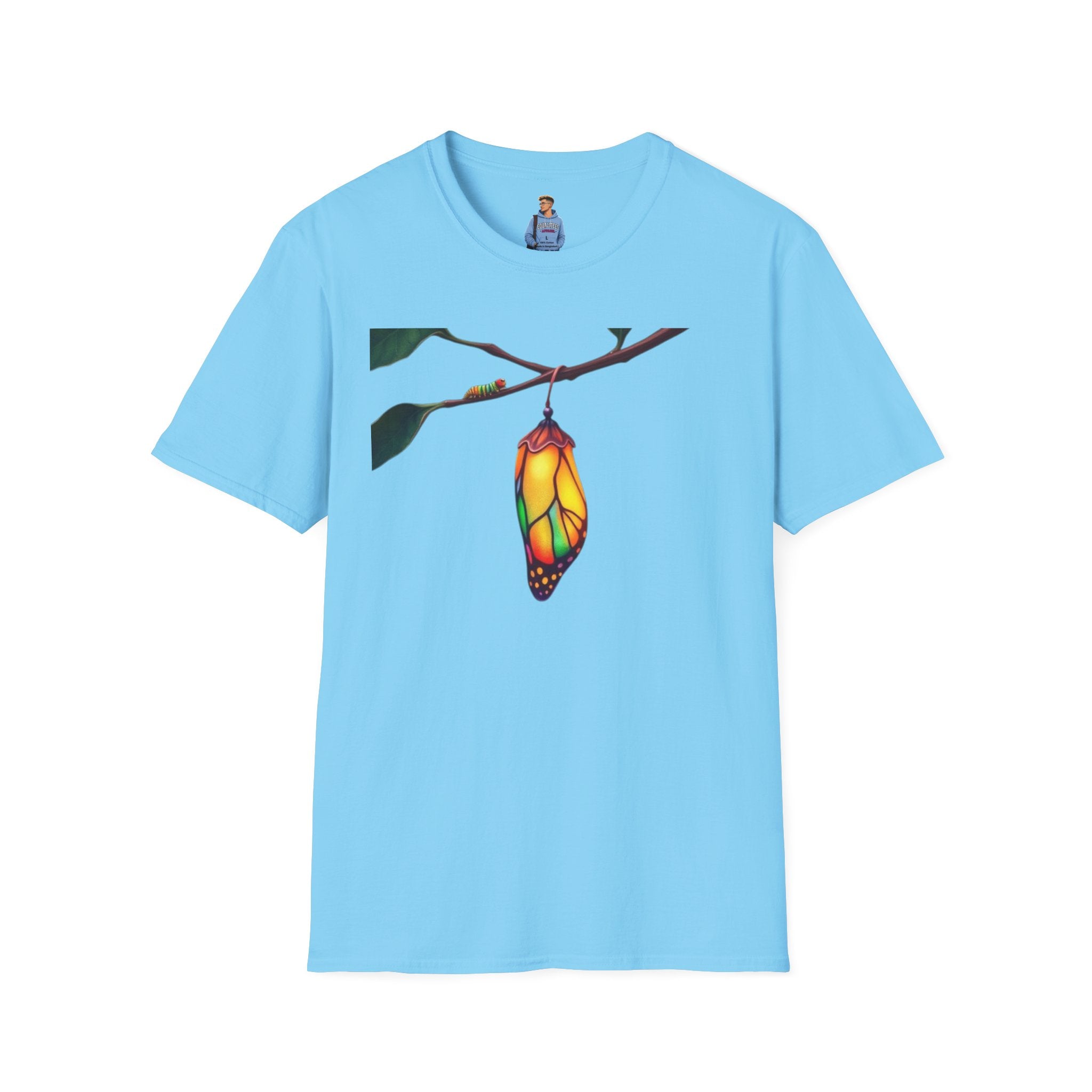 Rainbow Butterfly Cocoon Pride T-Shirt