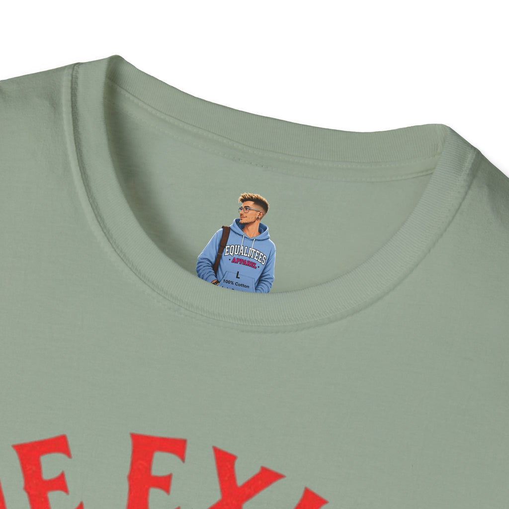 Unisex Softstyle T-Shirt, We Exist We Resist We Rise