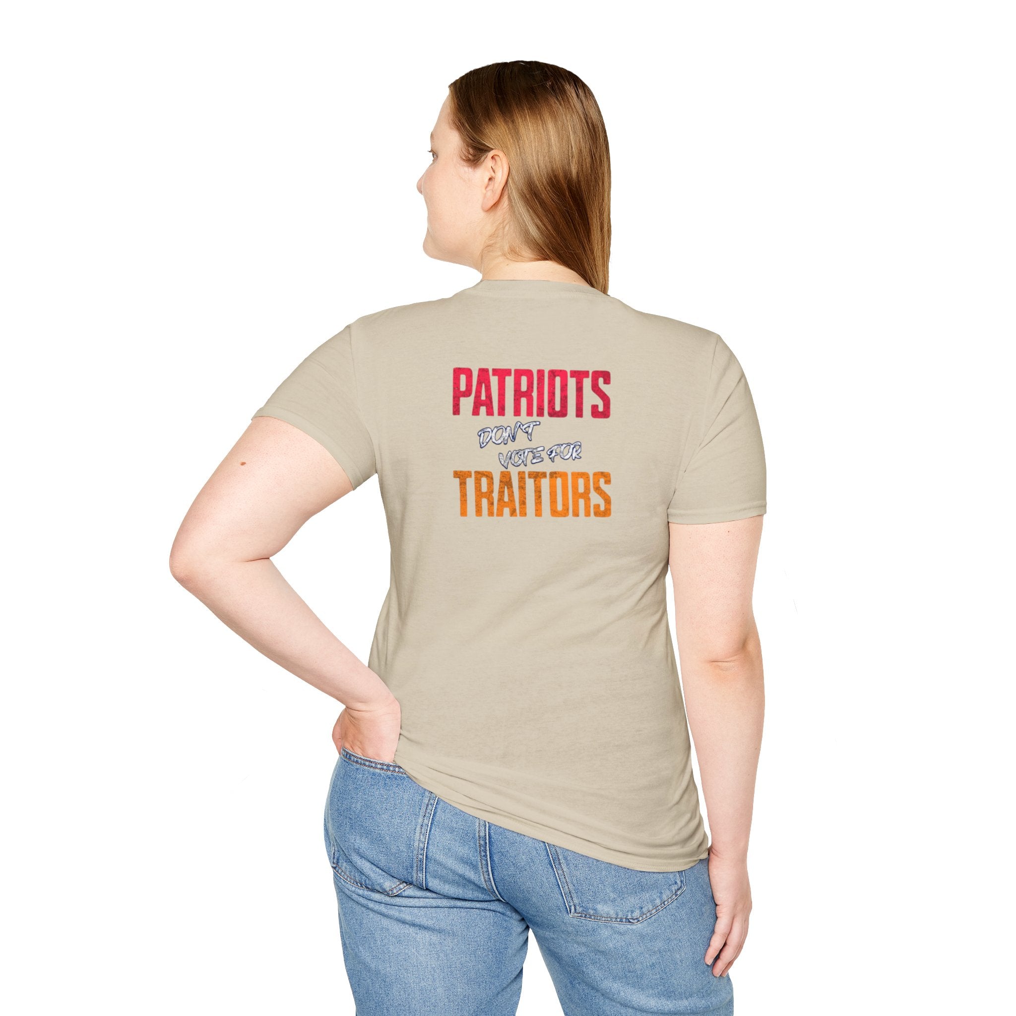 Americans Against MAGA Red Patriots Unisex Softstyle T-Shirt