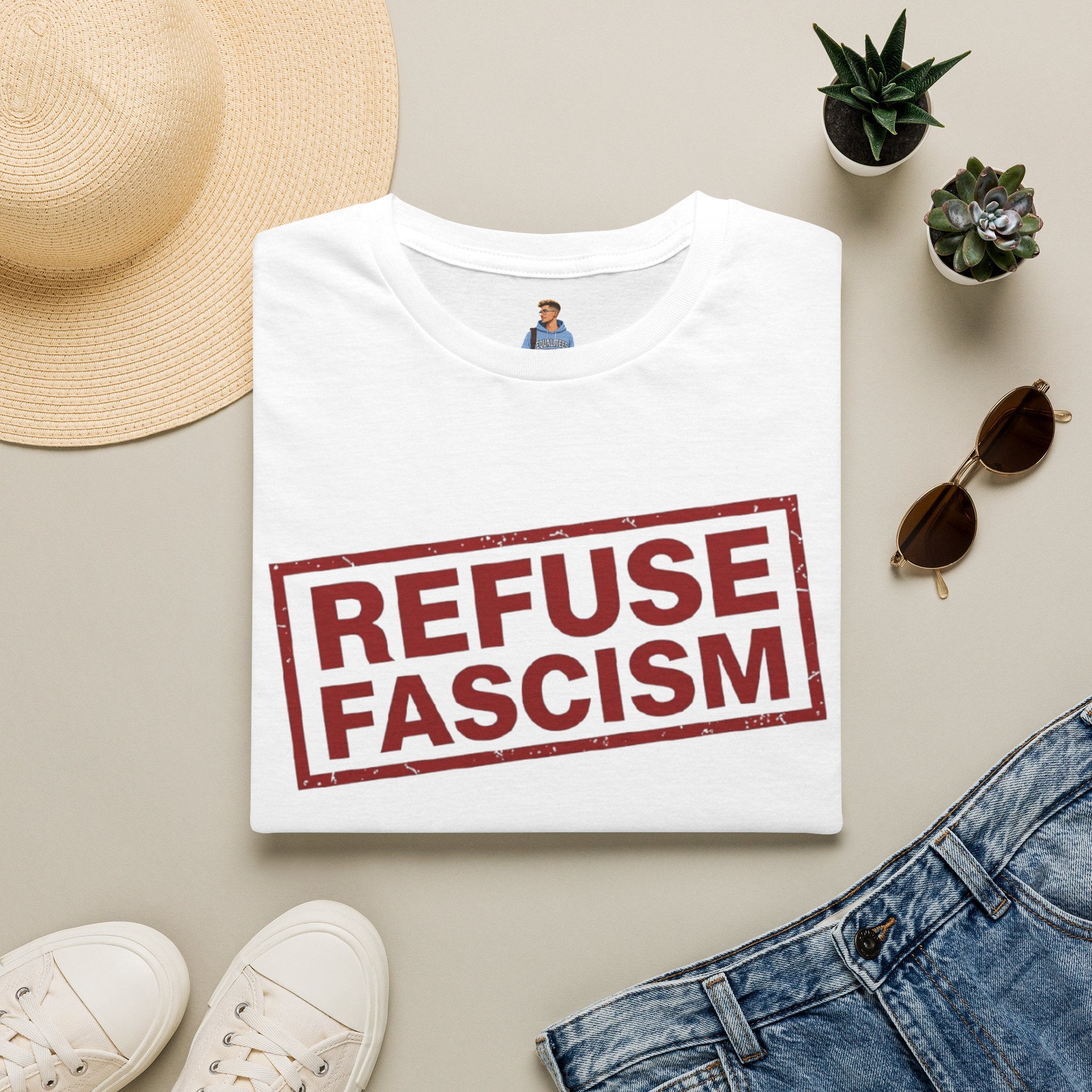 Refuse Fascism Political Activism T-Shirt