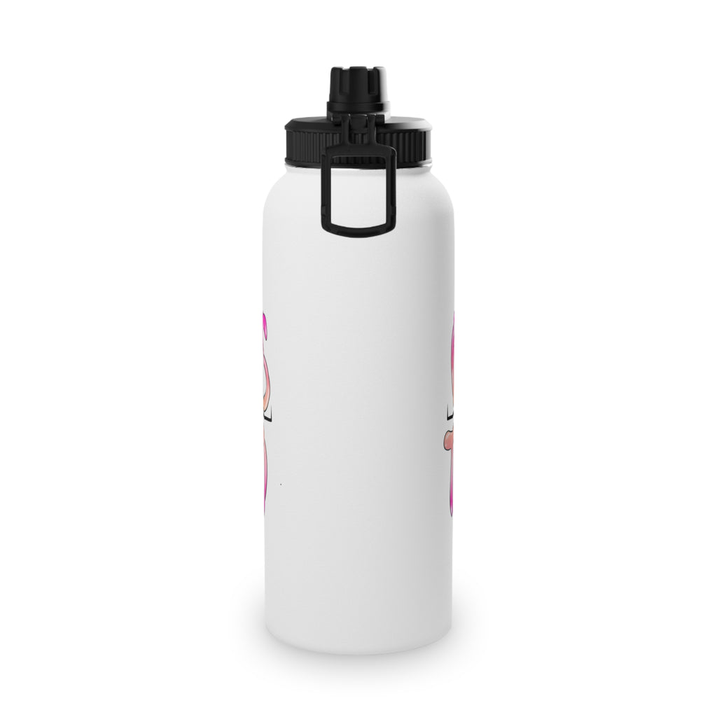 BTTF - Black Trans Travel Fund Logo Stainless Steel Sports Water Bottle