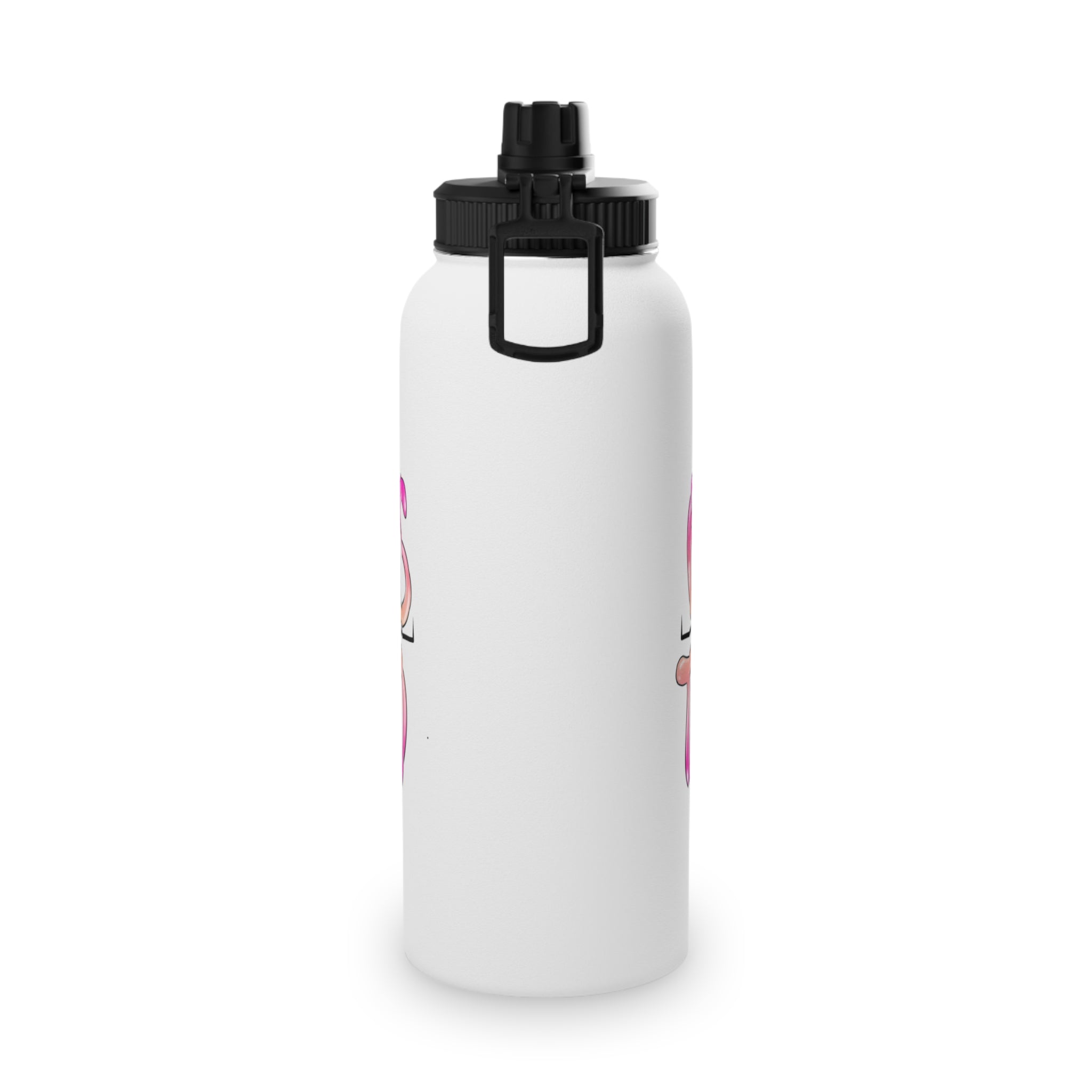 BTTF - Black Trans Travel Fund Logo Stainless Steel Sports Water Bottle