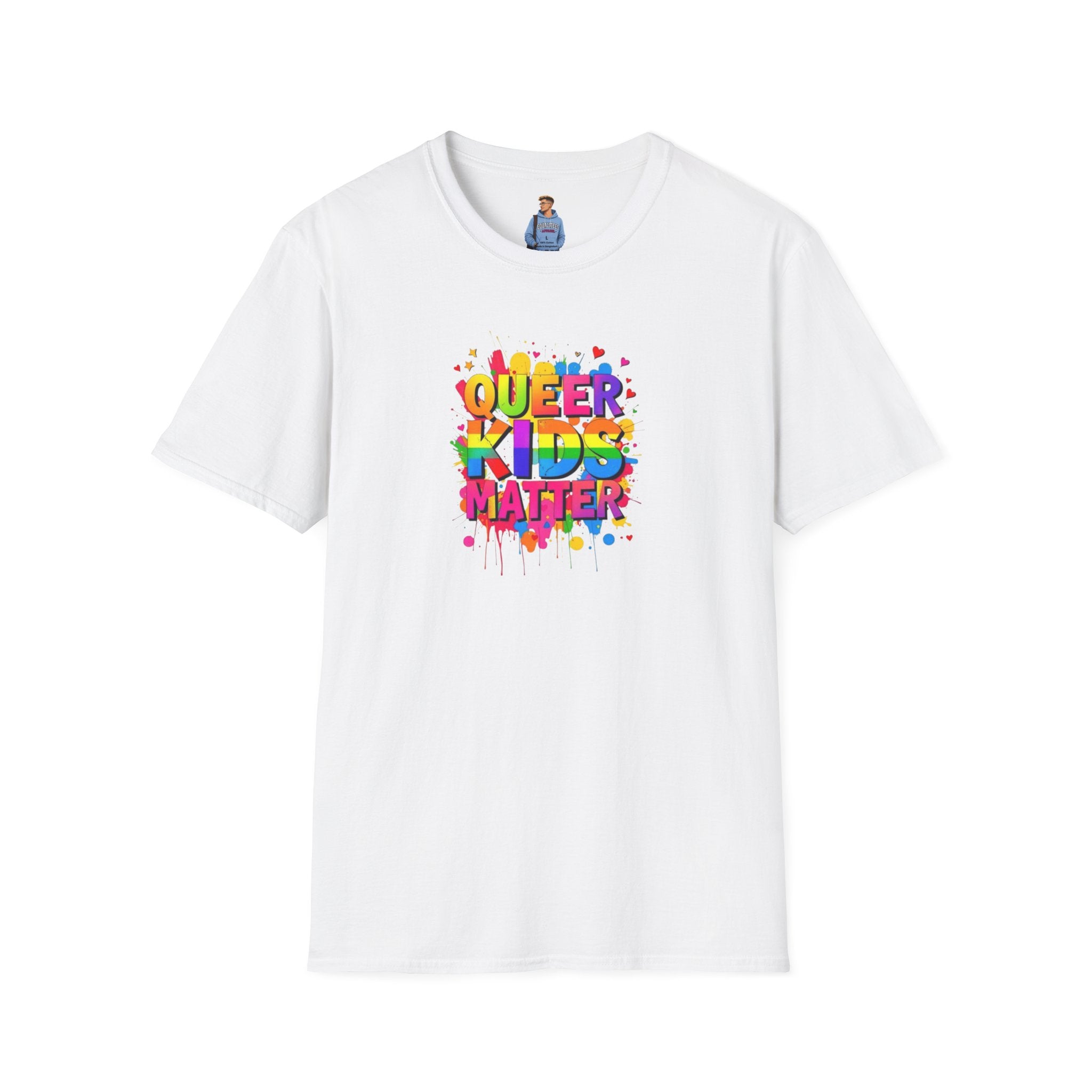 Camiseta unisex suave "Queer Kids Matter": celebra la inclusión y el orgullo