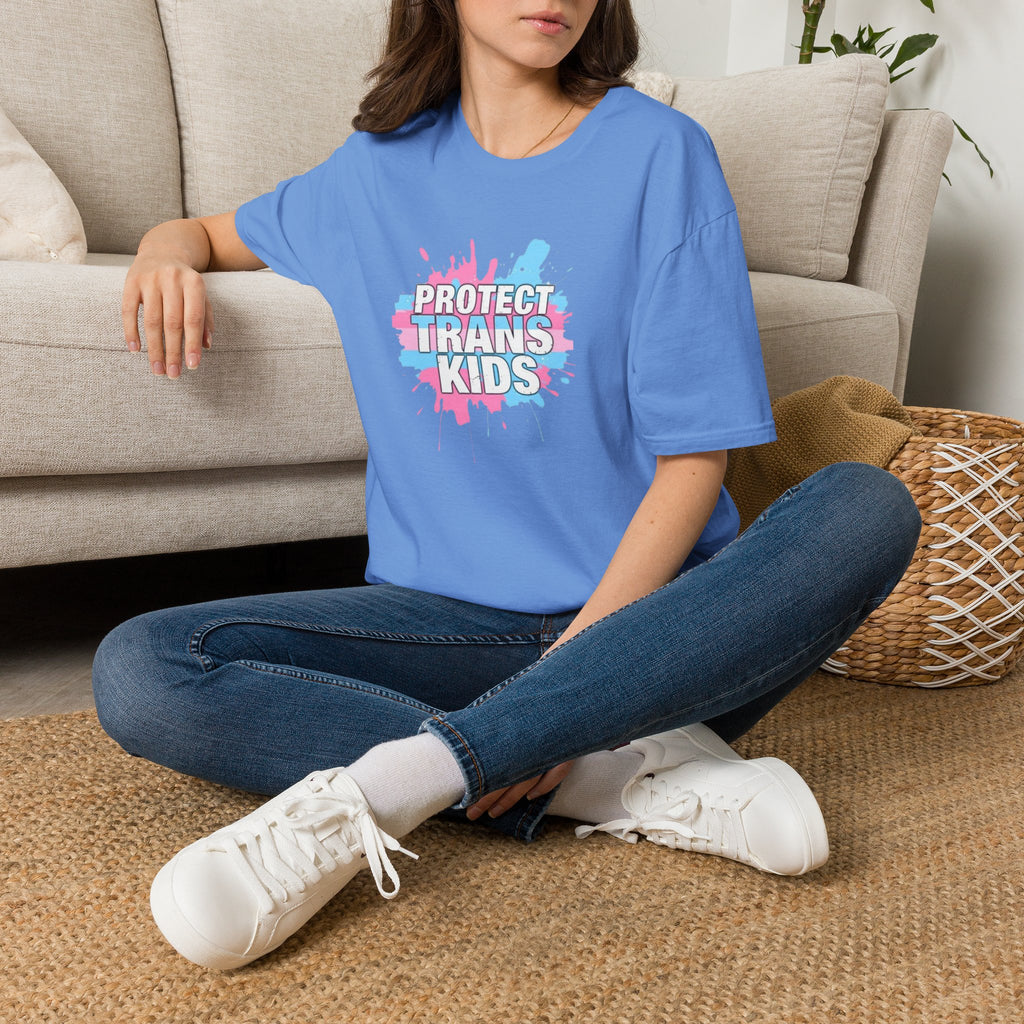 Camiseta unisex infantil "Protect Trans" - Ropa de apoyo LGBTQ+