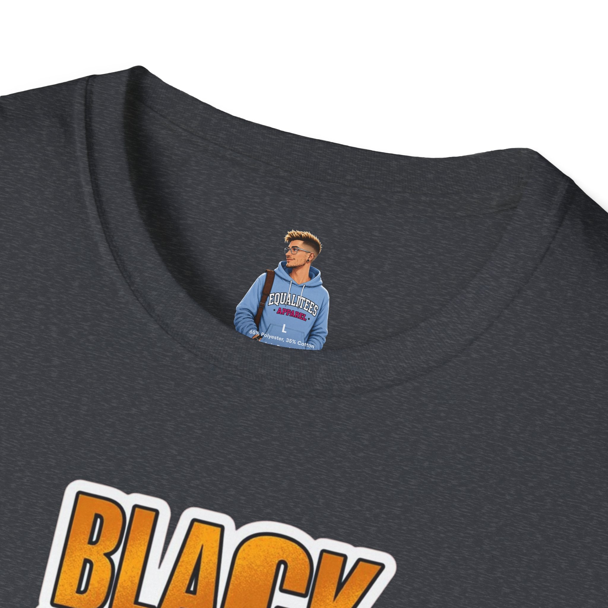 Camiseta unisex Softstyle: camiseta inspiradora "La historia negra es ahora"
