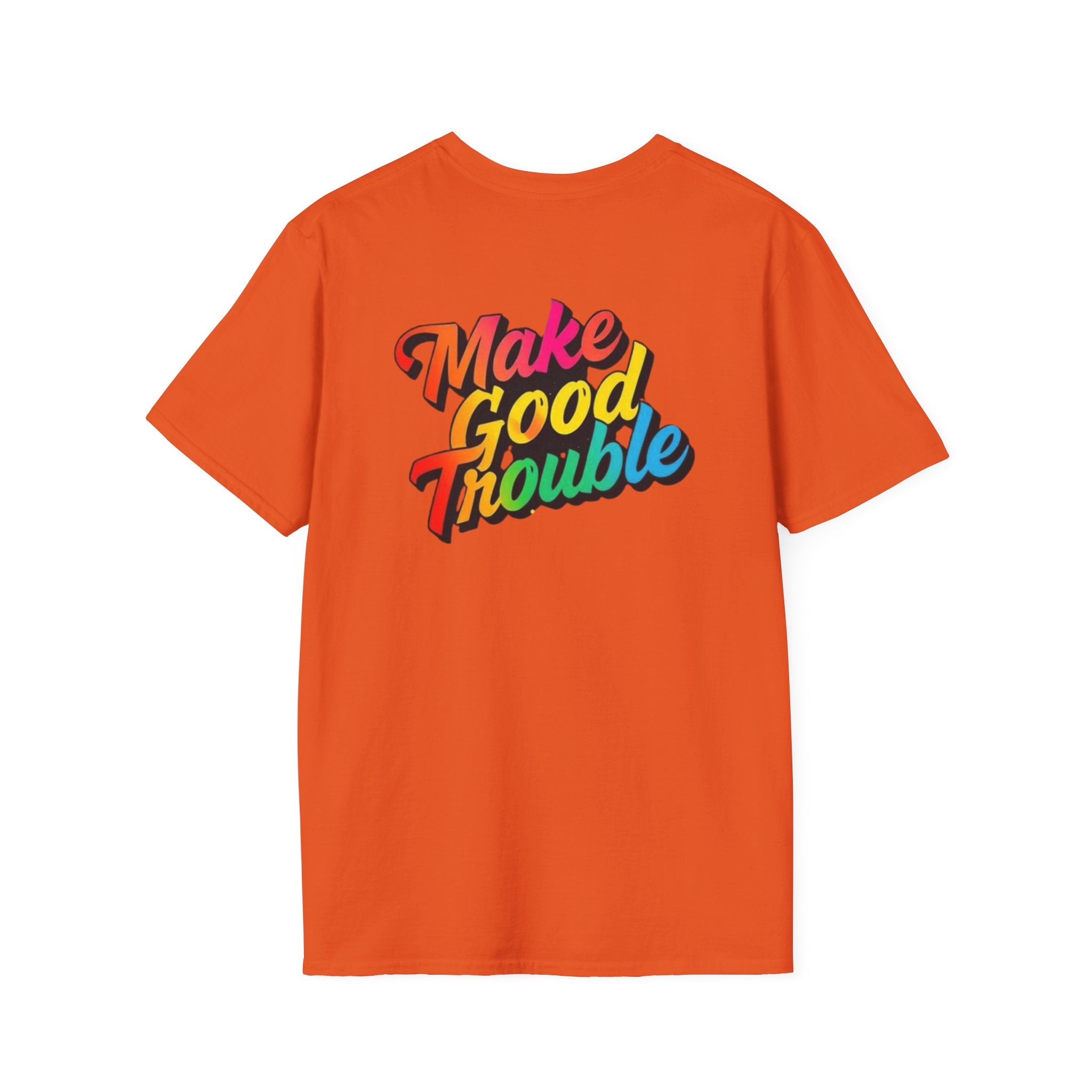 Make Good Trouble' Rainbow T-Shirt