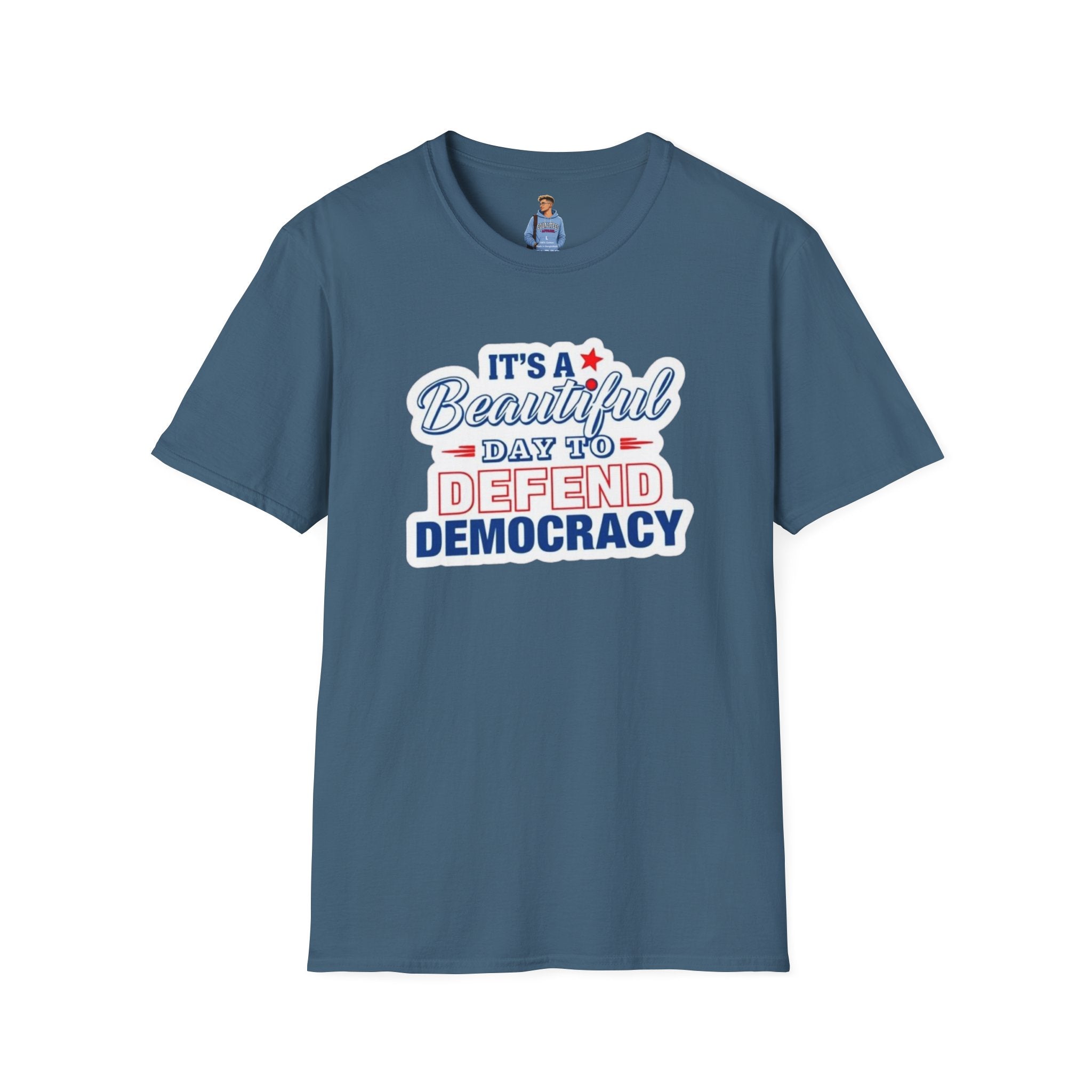 Camiseta unisex suave "Defend Democracy": perfecta para el activismo y el uso diario.