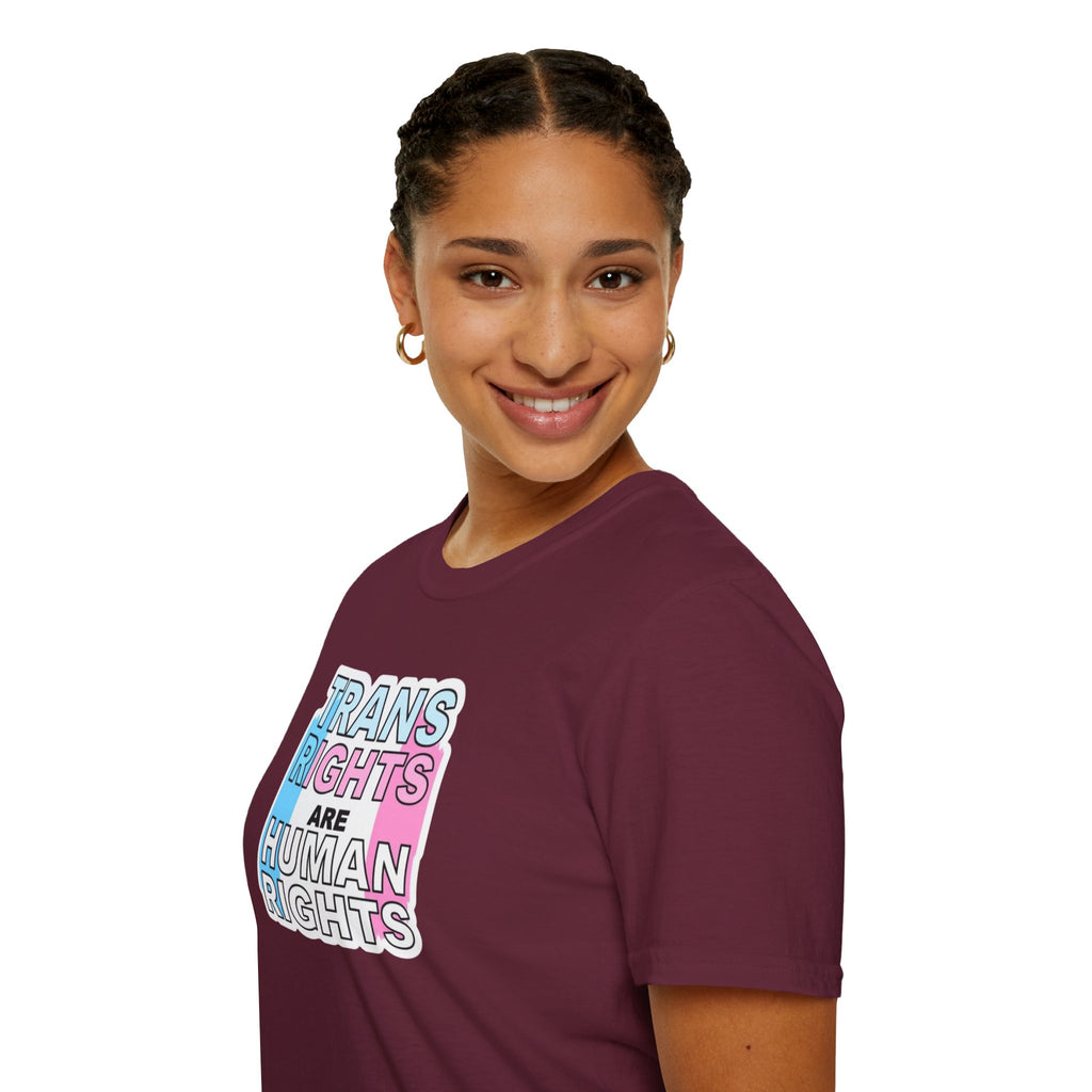 Trans Rights Unisex Softstyle T-Shirt - Support Equality & Trans Rights