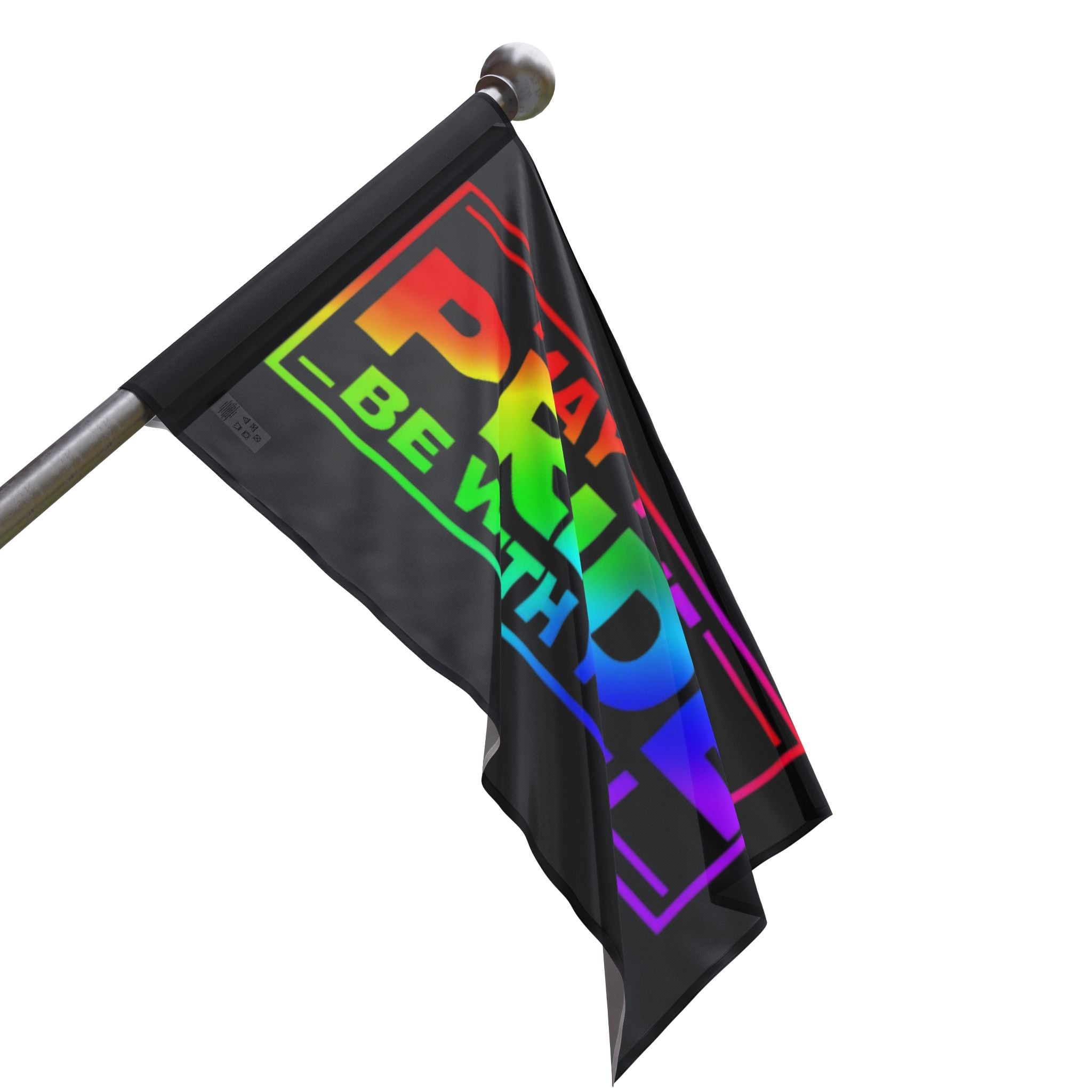 May the Pride Be With You Flag - Aesthetic LGBTQ+ Banner for Celebration & Home Decor - EqualiTees.Me