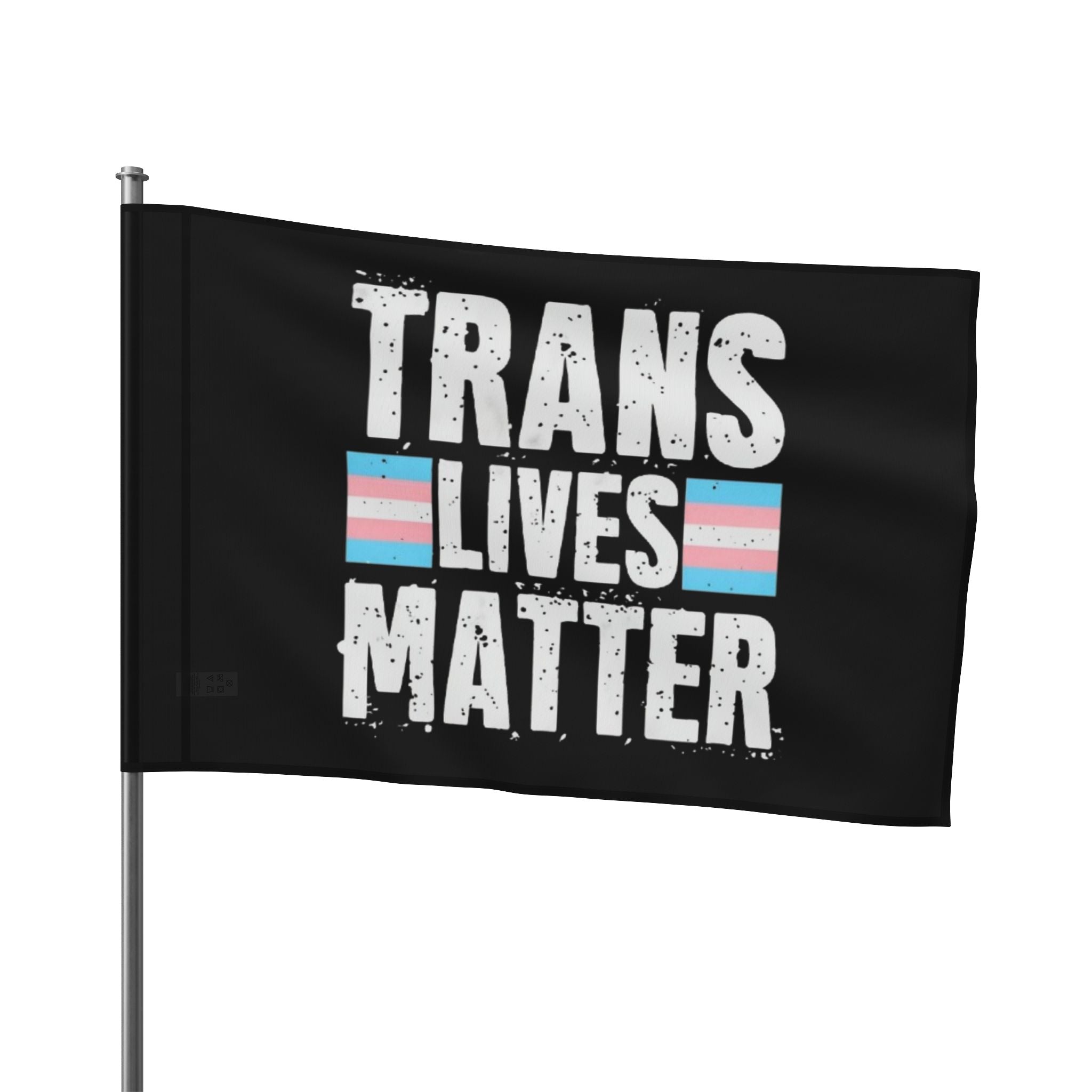 Trans Lives Matter Flag - Aesthetic LGBTQ+ Banner for Celebration & Home Decor - EqualiTees.Me