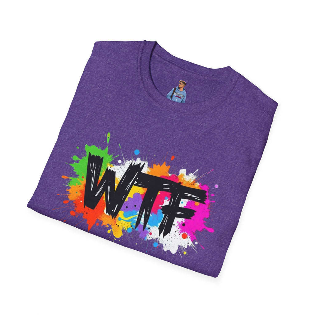 Bold Rainbow WTF Color Splash T-Shirt
