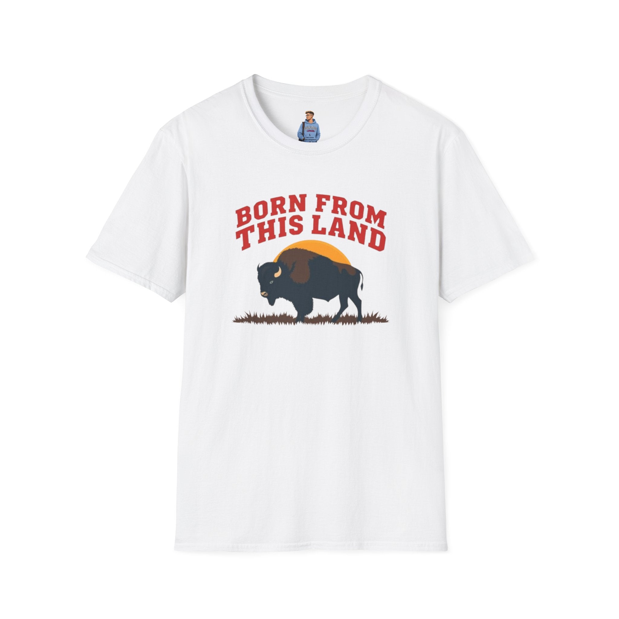 Born From this Land Native and Proud T-Shirt
