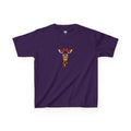 Colorful Fractal Giraffe Kids Heavy Cotton™ Tee - EqualiTees.Me