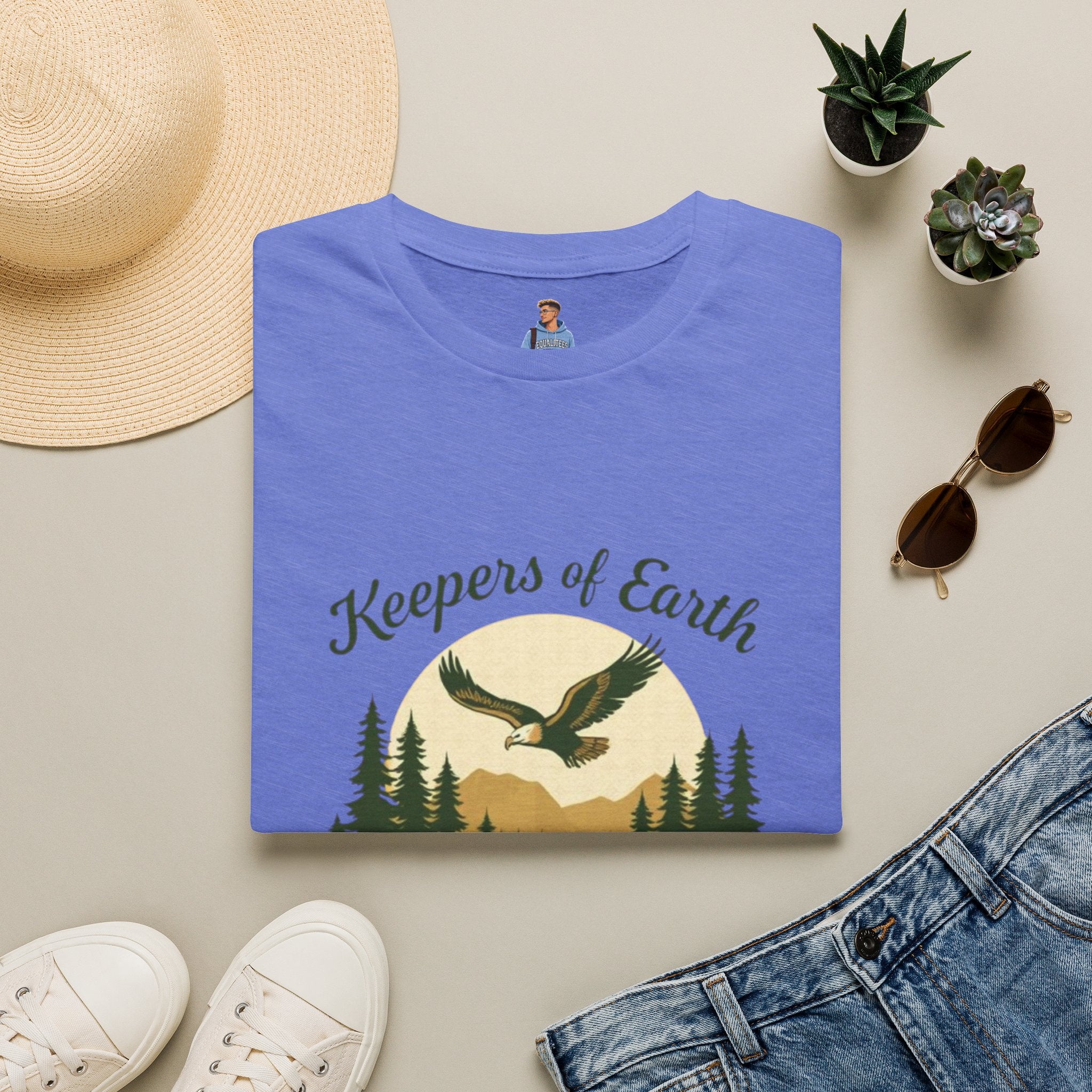 Keepers of the Earth Eagle and Elk T-shirt