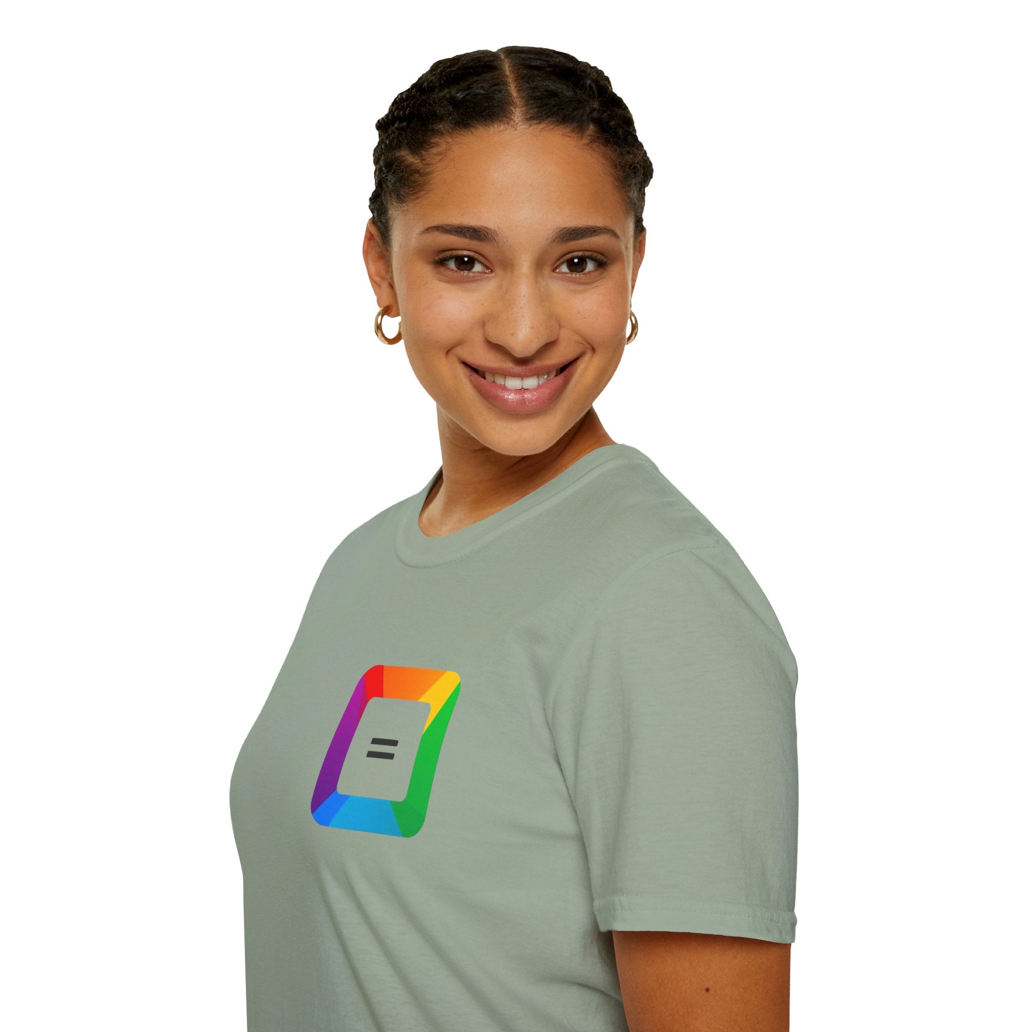 Pride-Theme Unisex Softstyle T-Shirt - "True freedom is Equality for ALL"