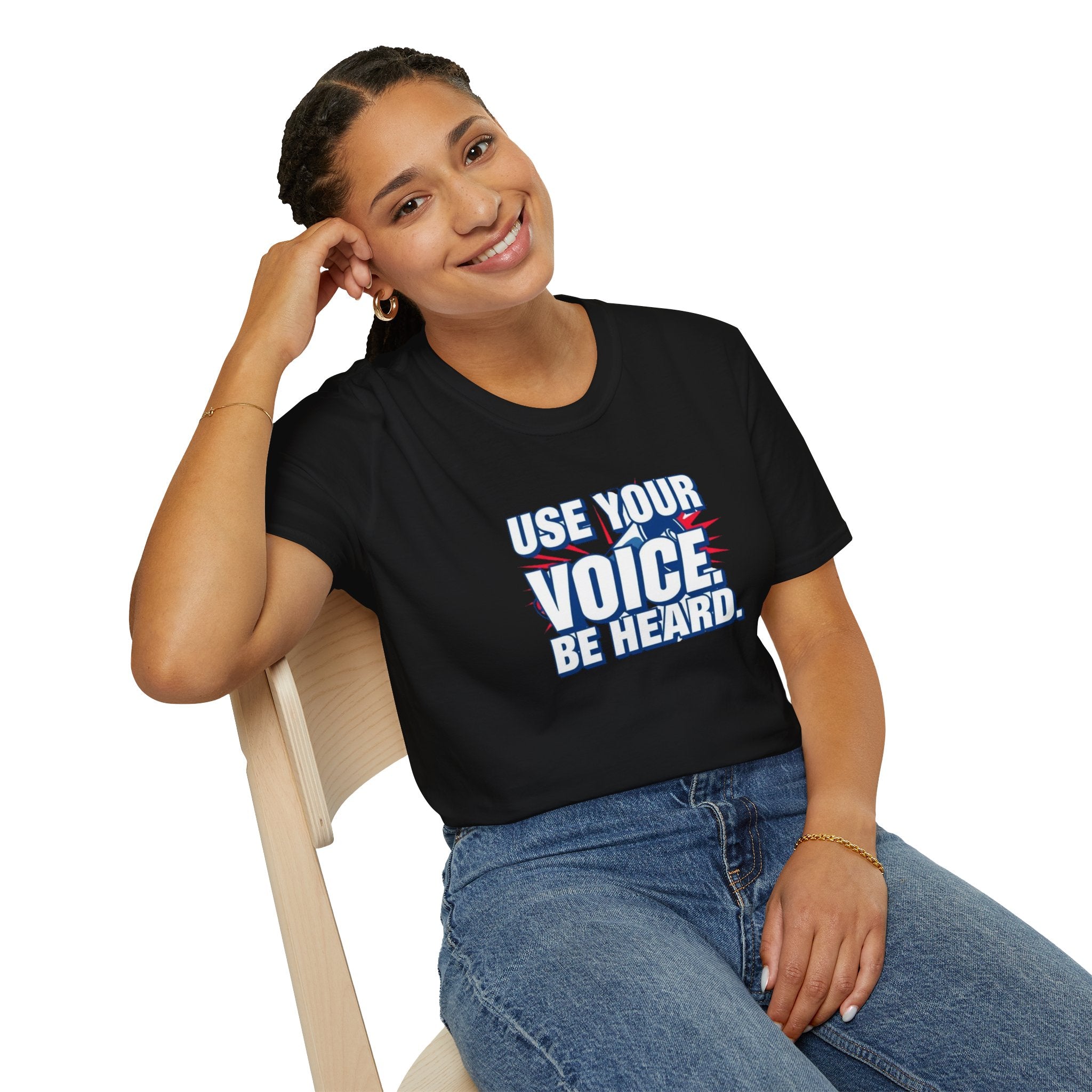 Camiseta de empoderamiento: usa tu voz y hazte escuchar