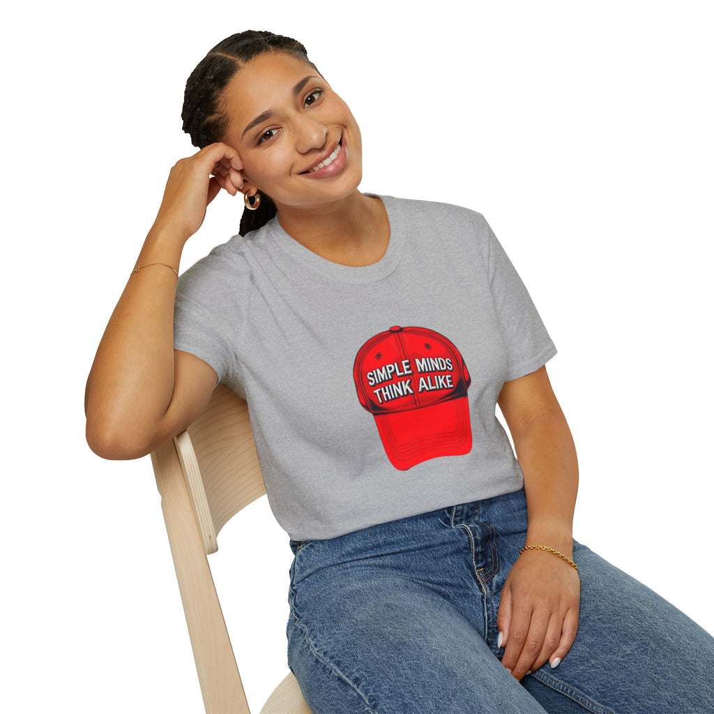Simple Minds Think Alike T-Shirt' & 'Make America Think Again' Graphic Tee