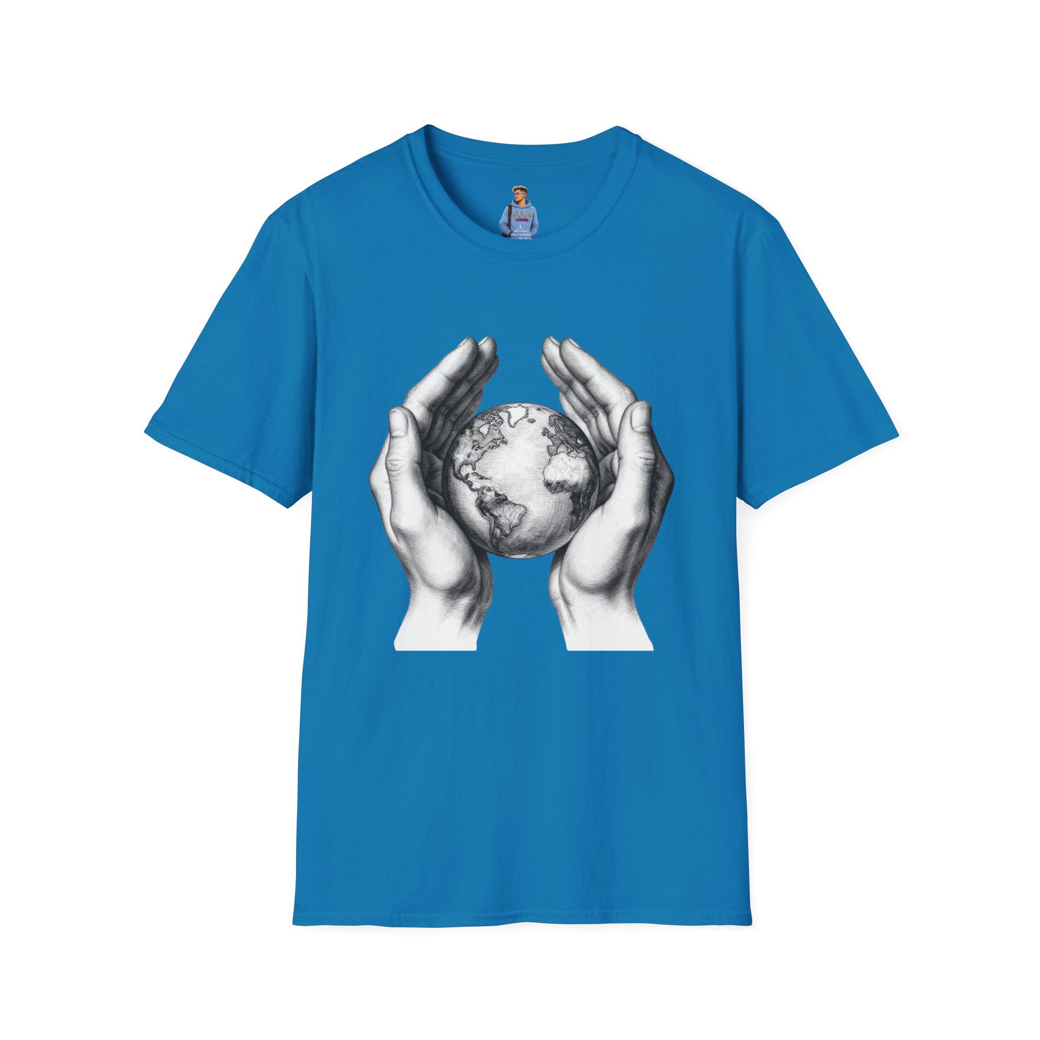 Earth in Your Hands T-Shirt — Protect the Planet Graphic Tee